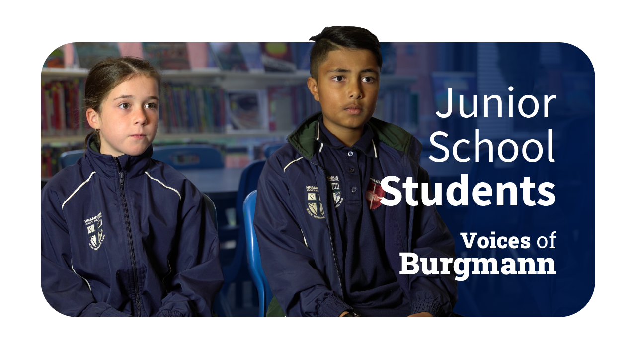 Junior School Students | Voices of Burgmann