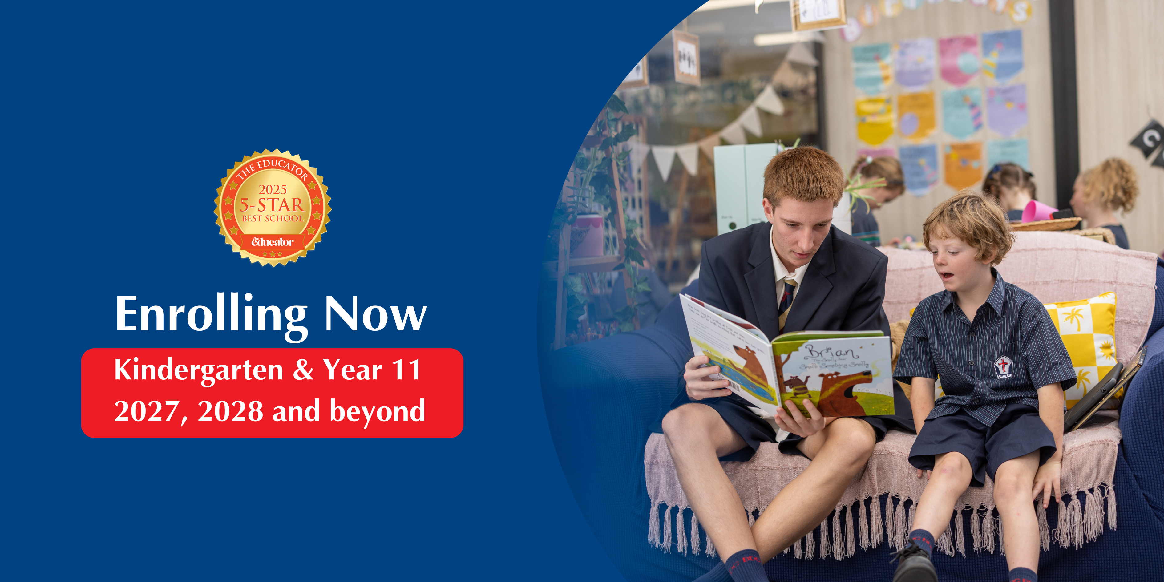 Enrolling now for Kindergarten