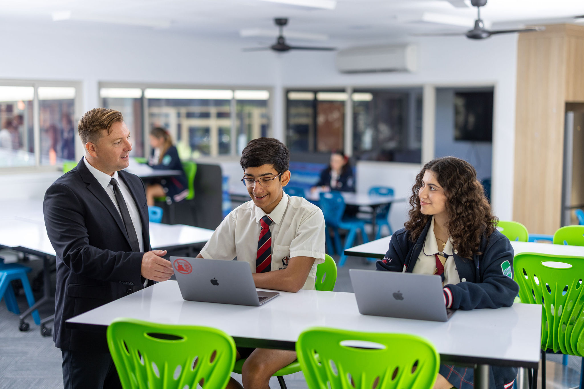 Student reviewing Year 11 subject selections