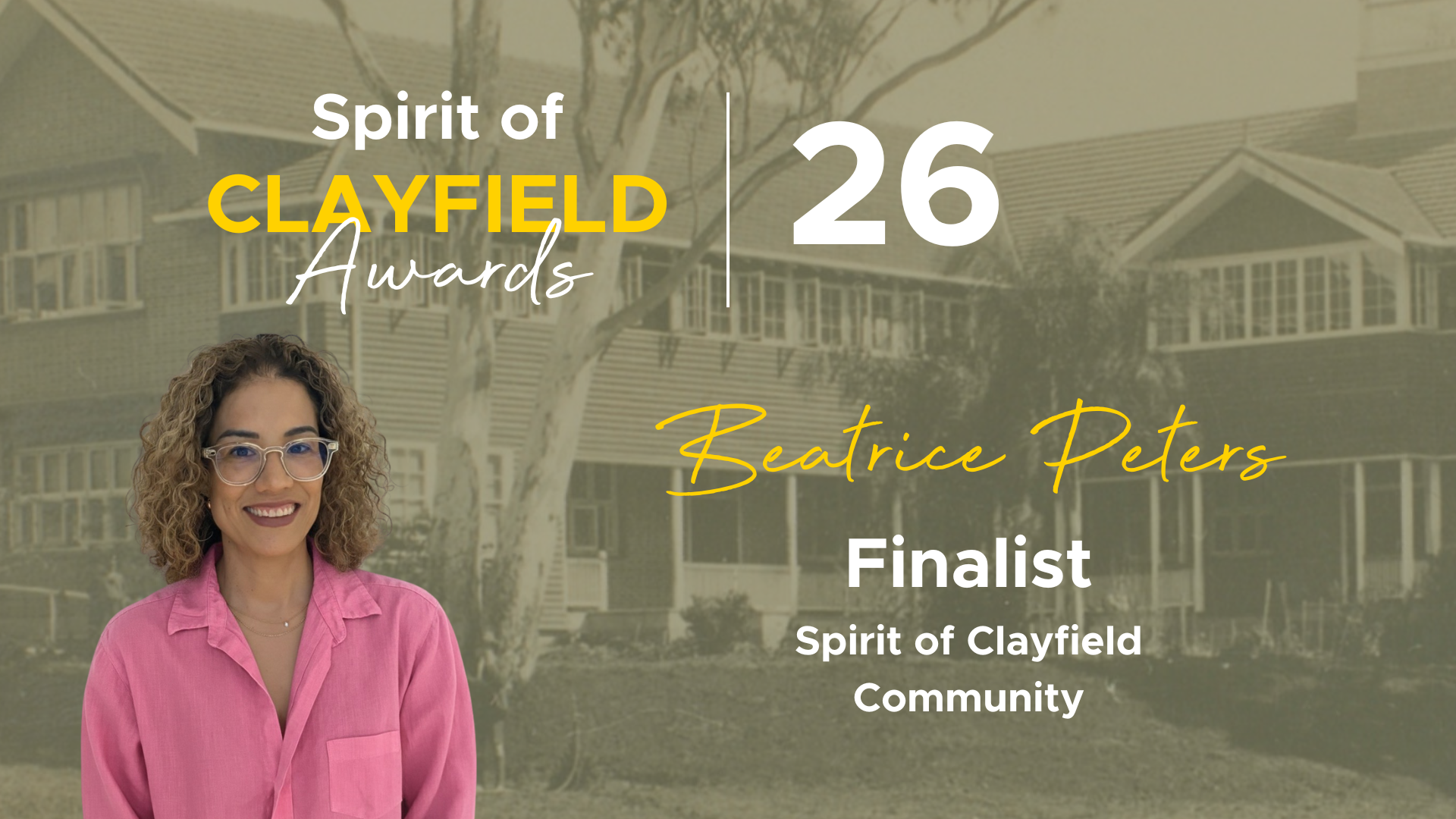 2026 Finalist - Beatrice Peters