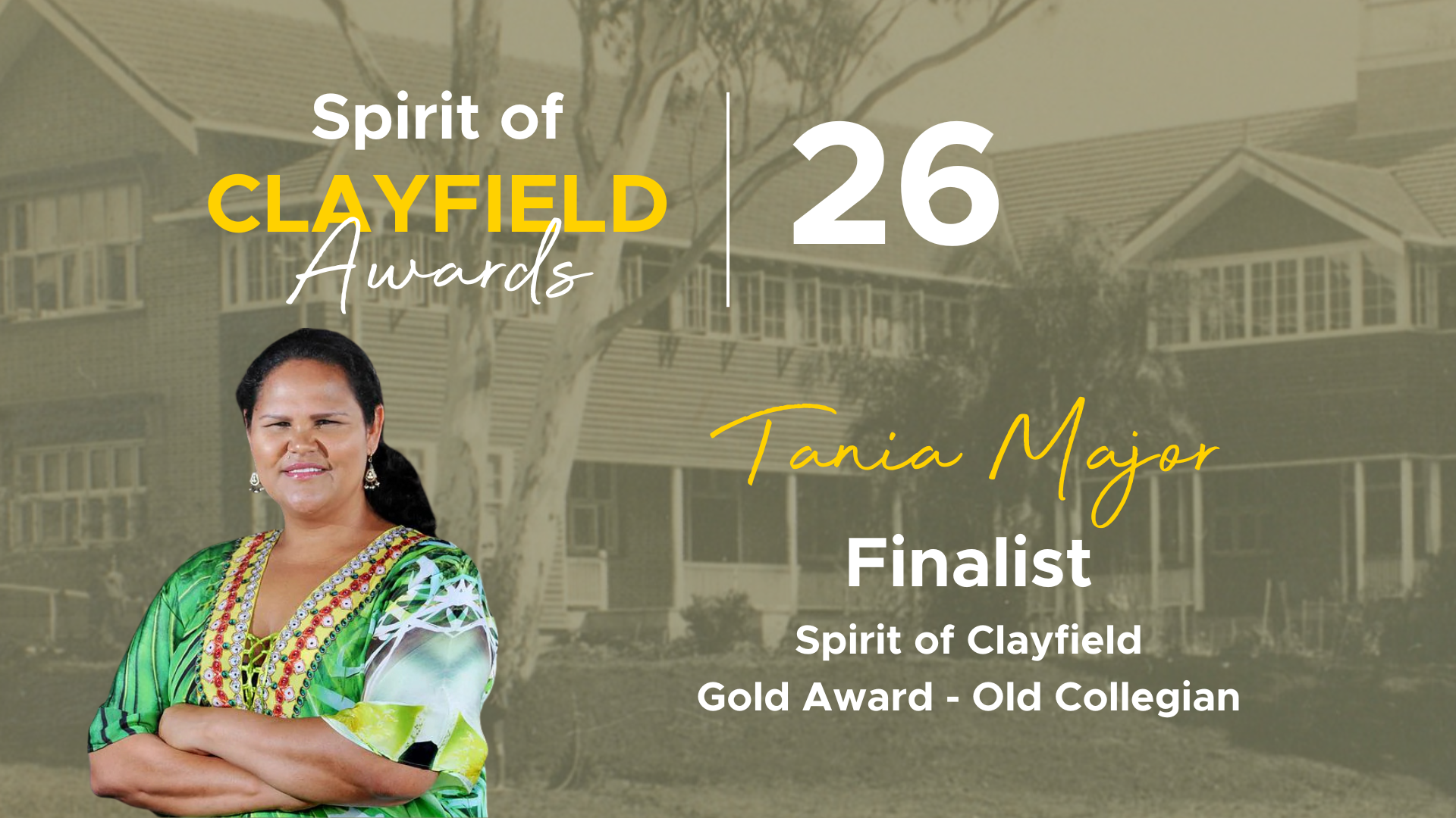 2026 Finalist - Tania Major