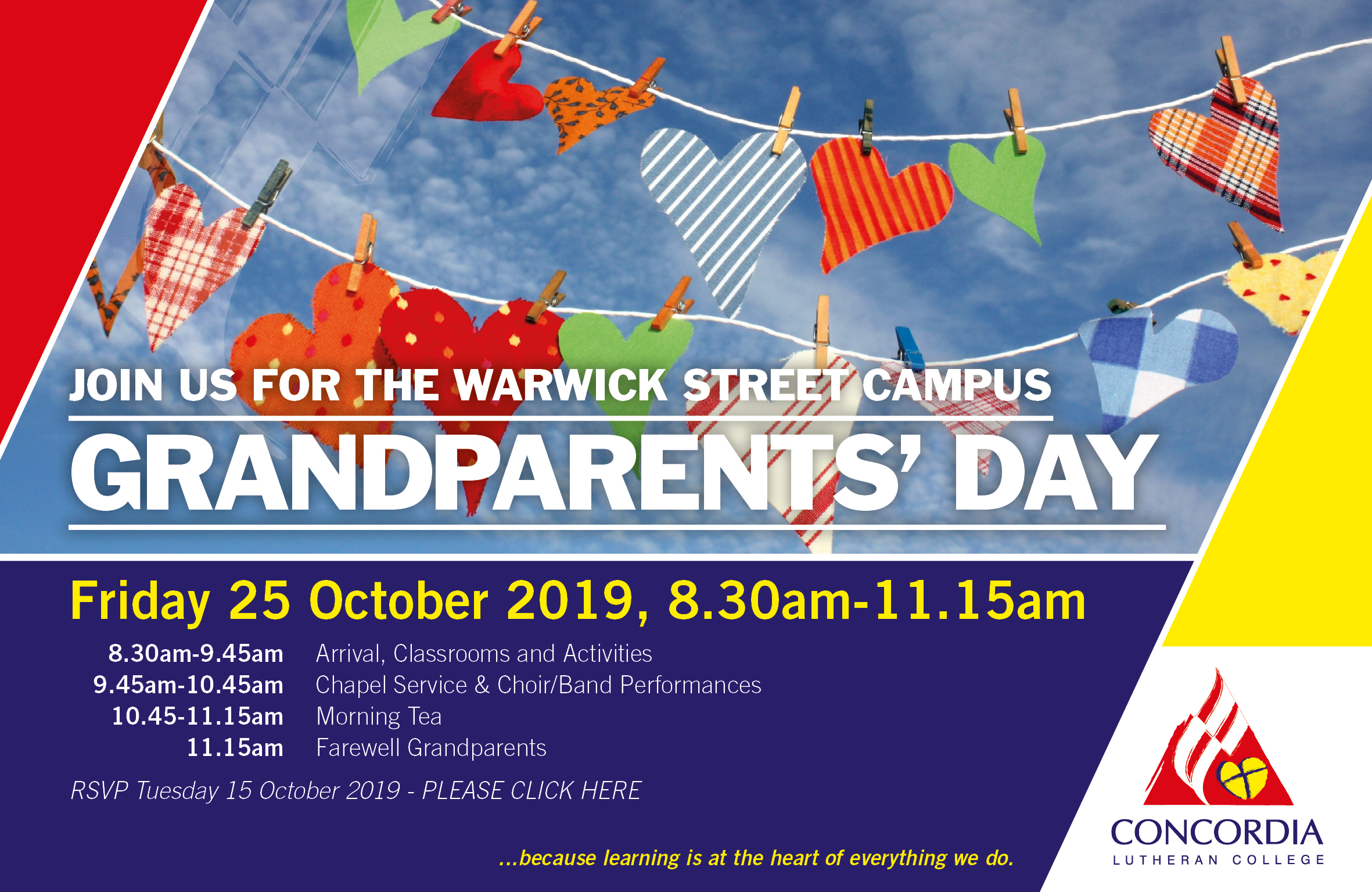 WSC Grandparents' Day Invitation 2019 WSC Grandparents' Day Invitation 2019