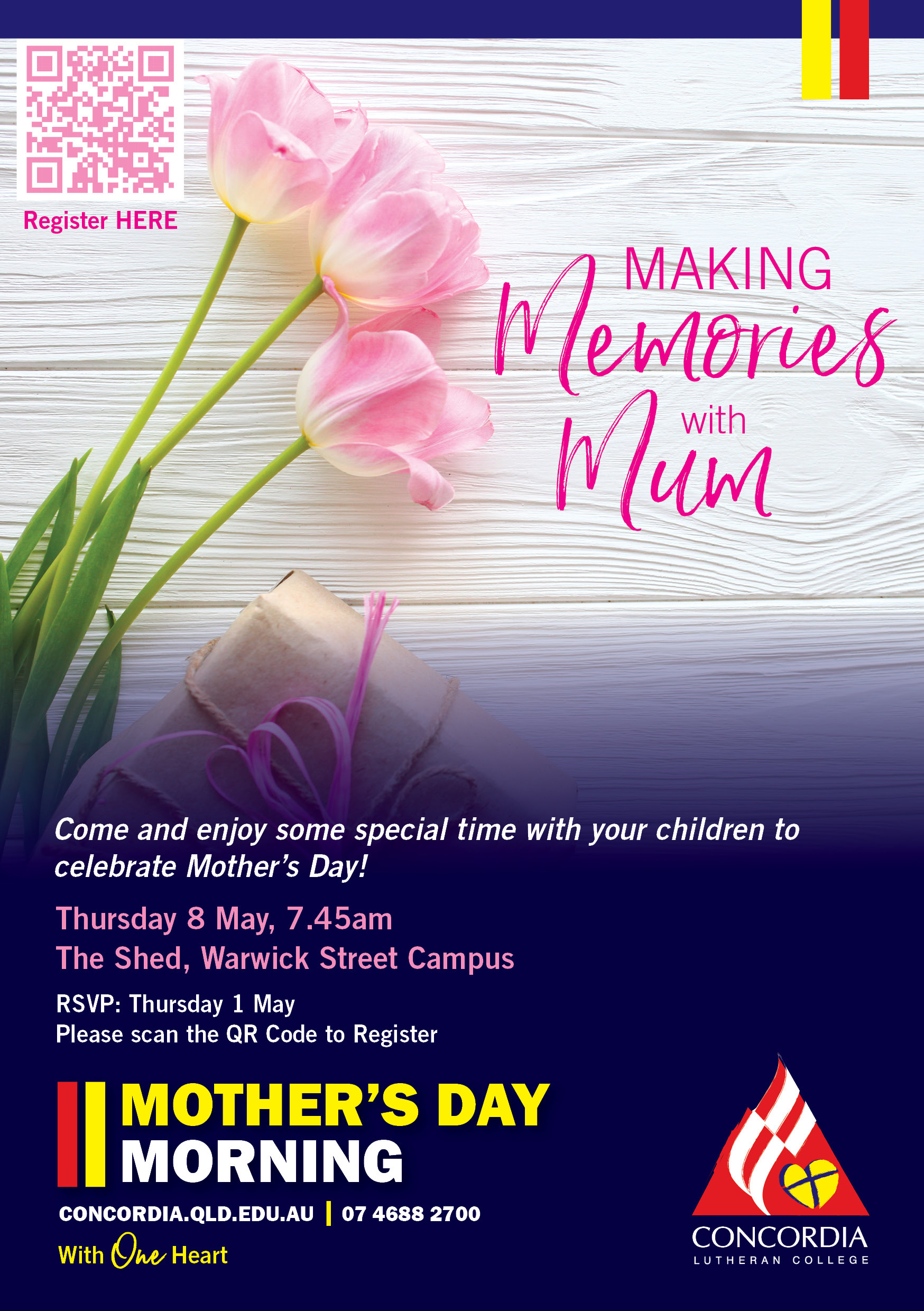 WSC 'Making Memories with Mum' Mother's Day RSVP