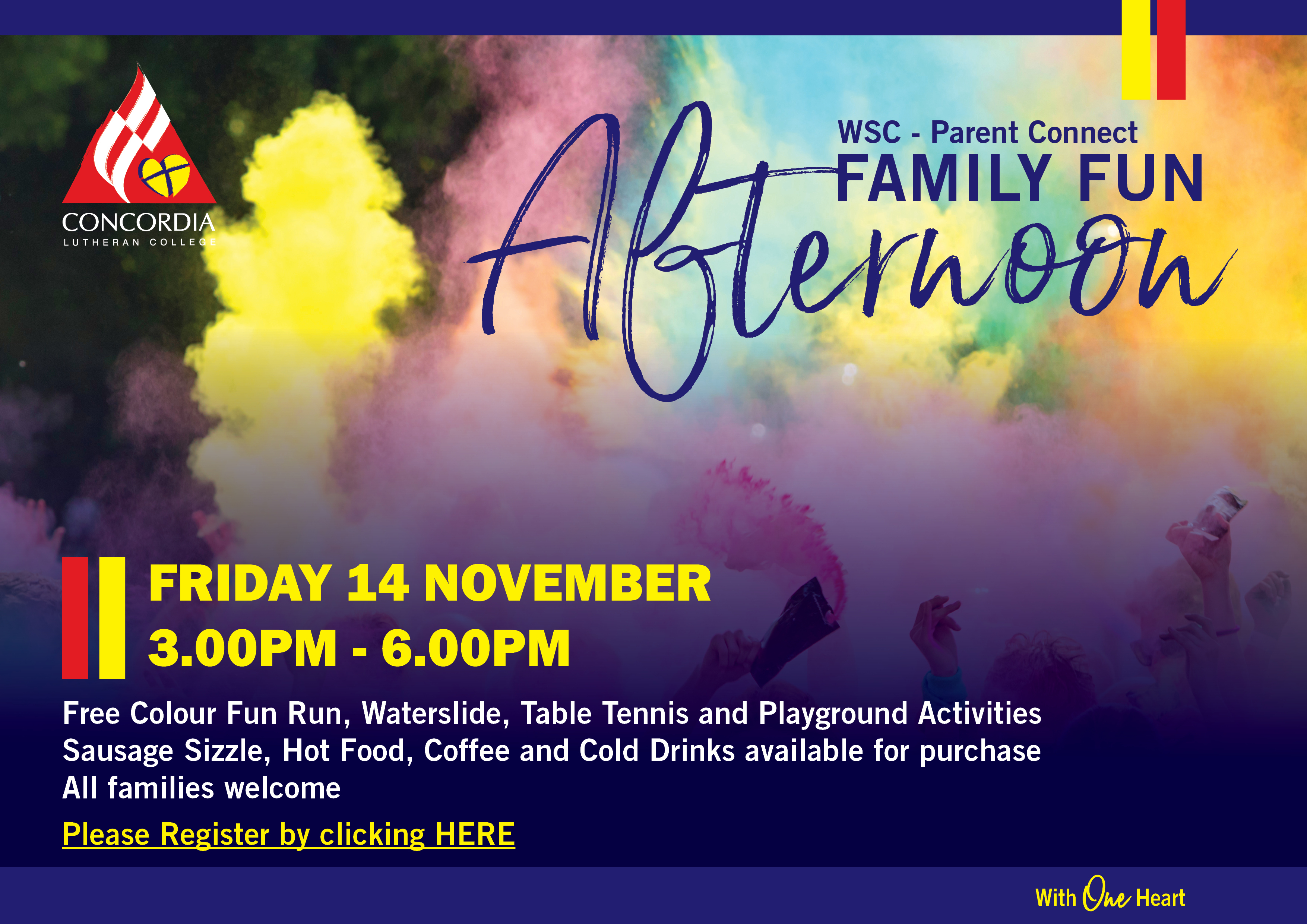 WSC Parent Connect Family Fun Afternoon - Friday 14 November