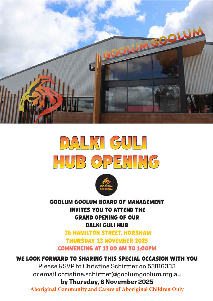 Goolum Goolum Dalki Guli Hub Opening Invitation - Students