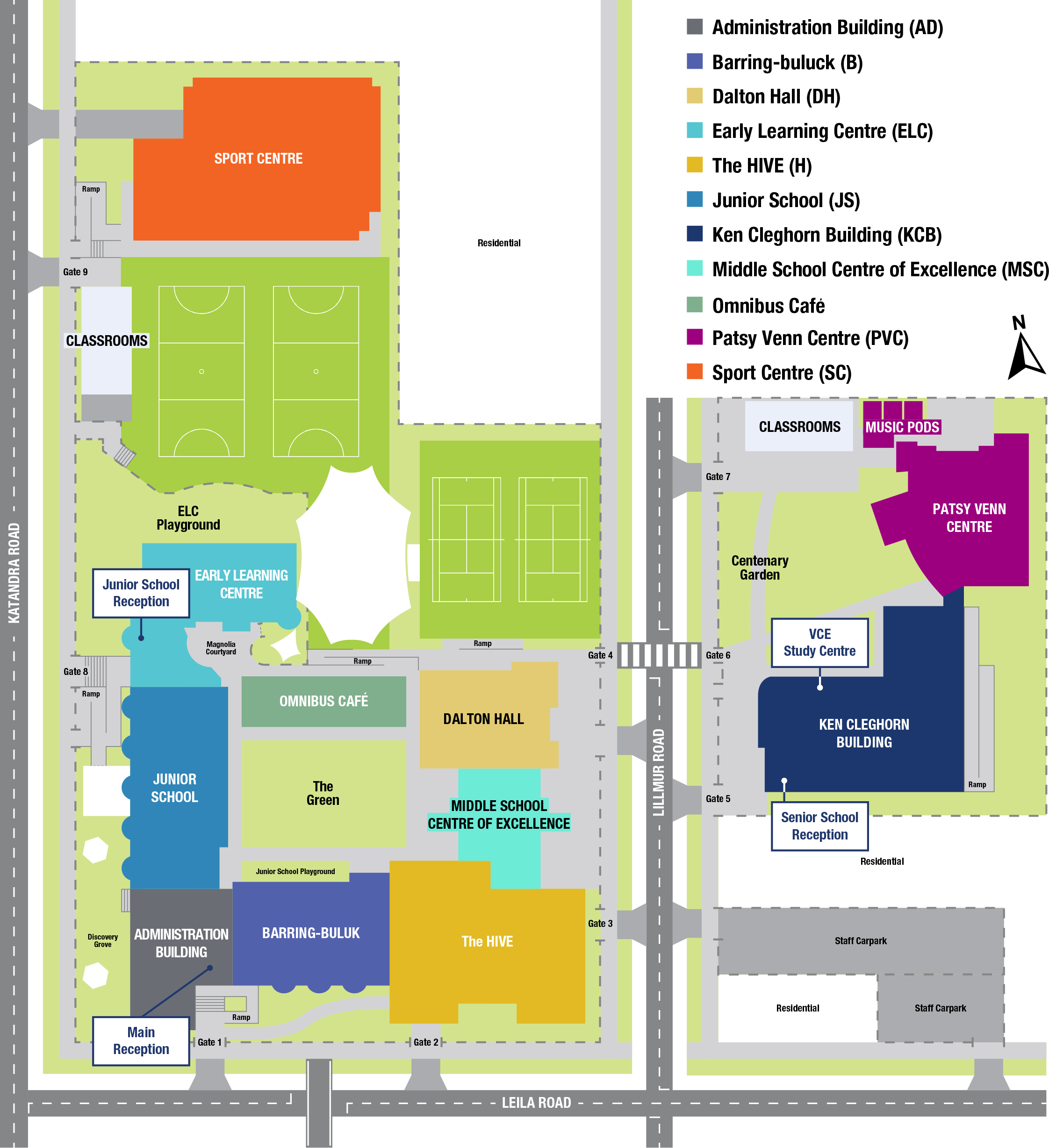 Kilvington School Map 2026