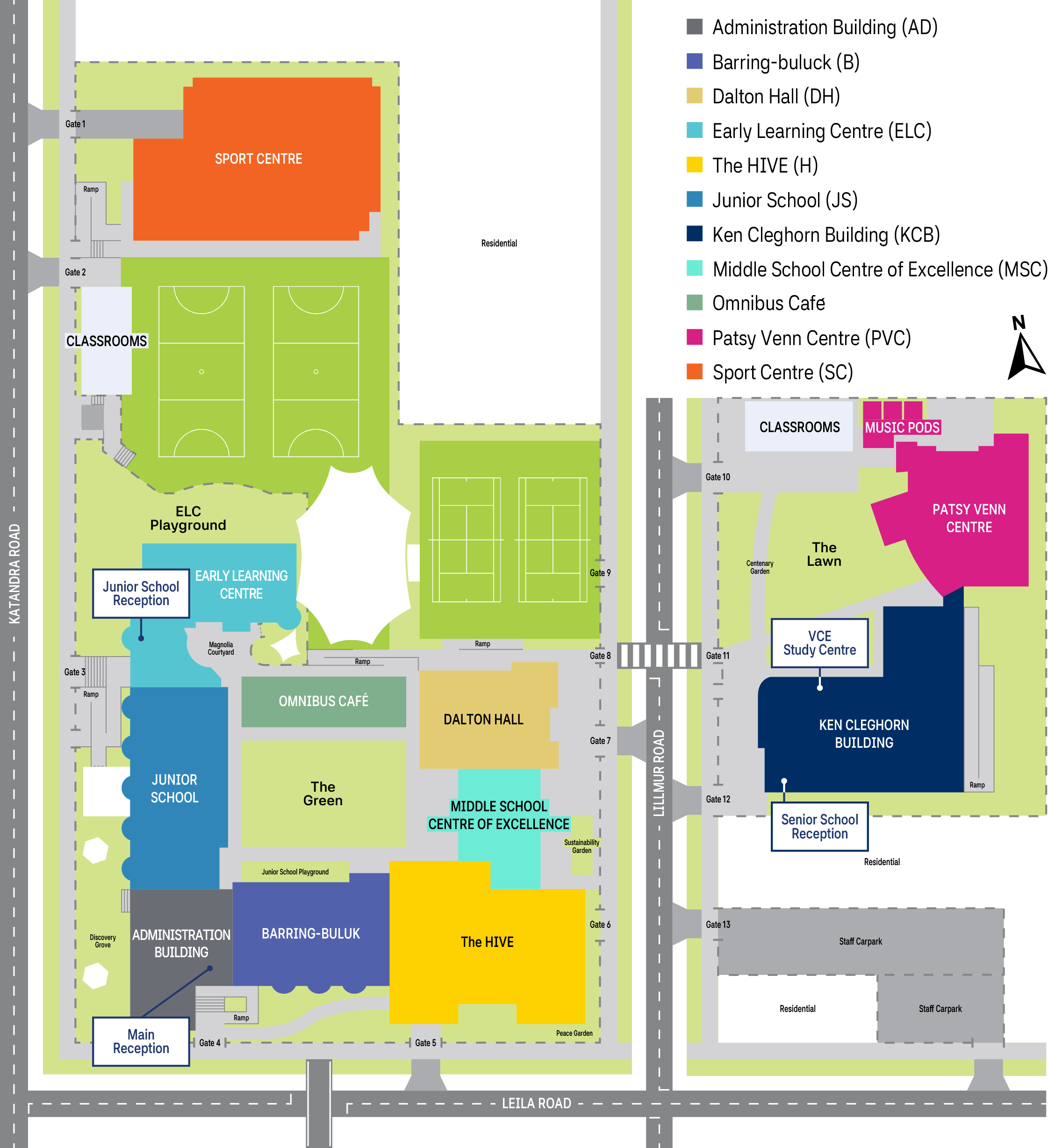 Kilvington School Map 2026