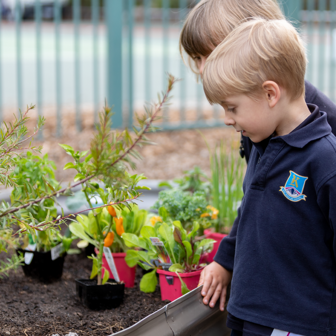 Kilvington ELC gardening