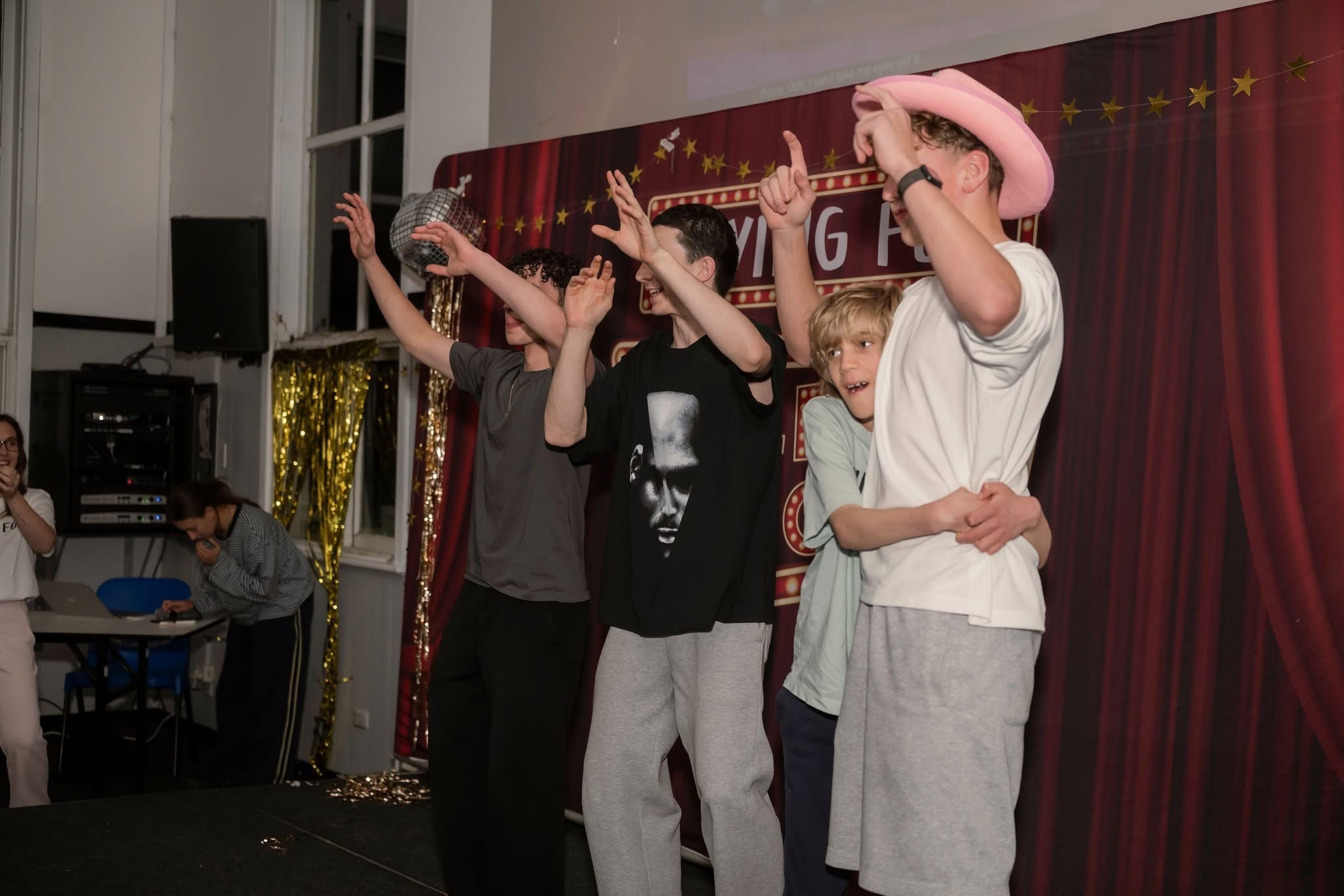 Talent show at the Kilvington Grammar Flying Fox Camp
