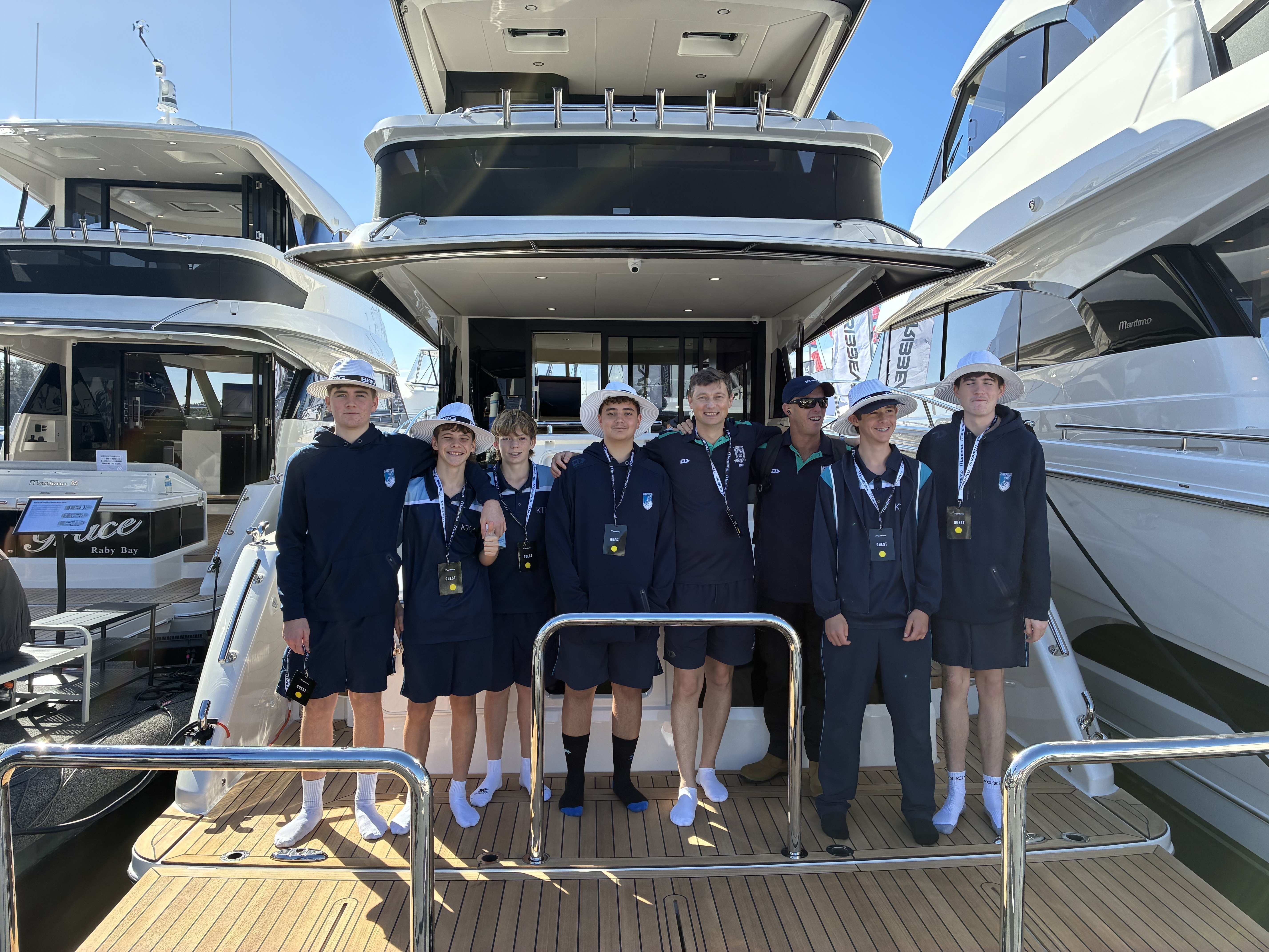 KTTC Year 10s at the Boat Show