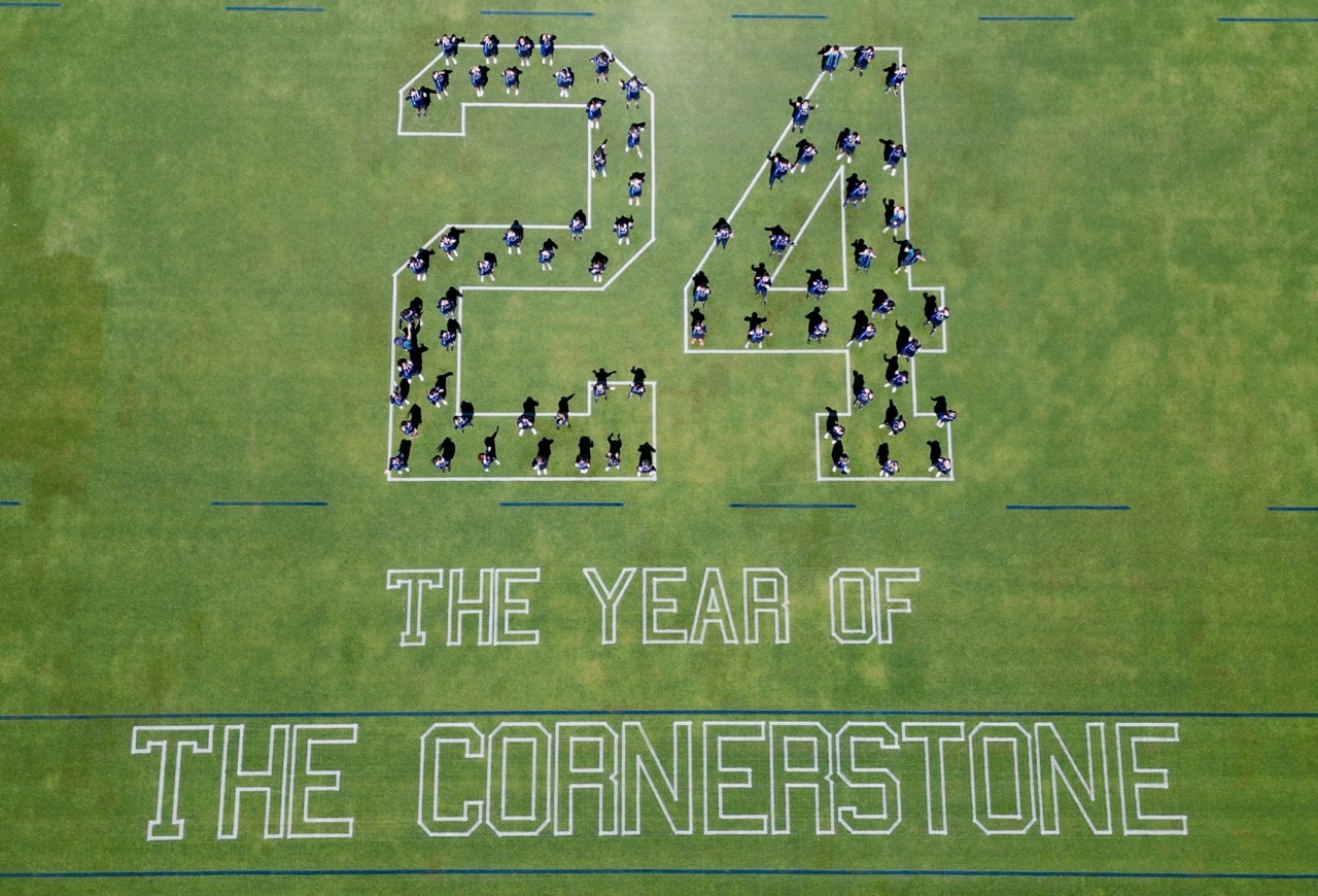 Year of the Cornerstone Drone Shot