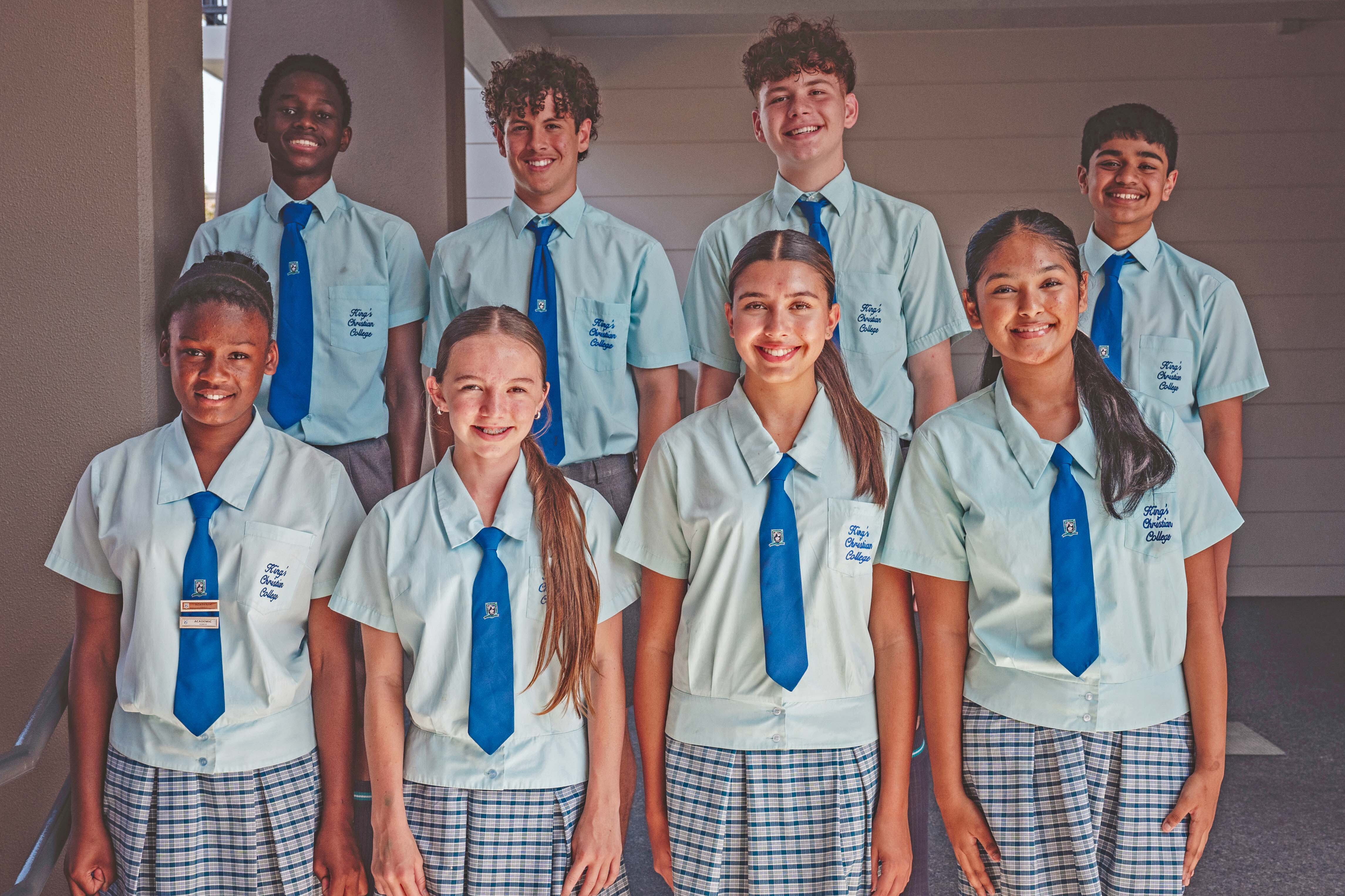 Middle School House captains for 2025