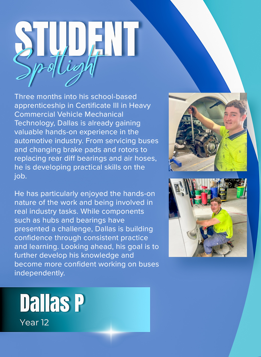 Student Spotlight Dallas P