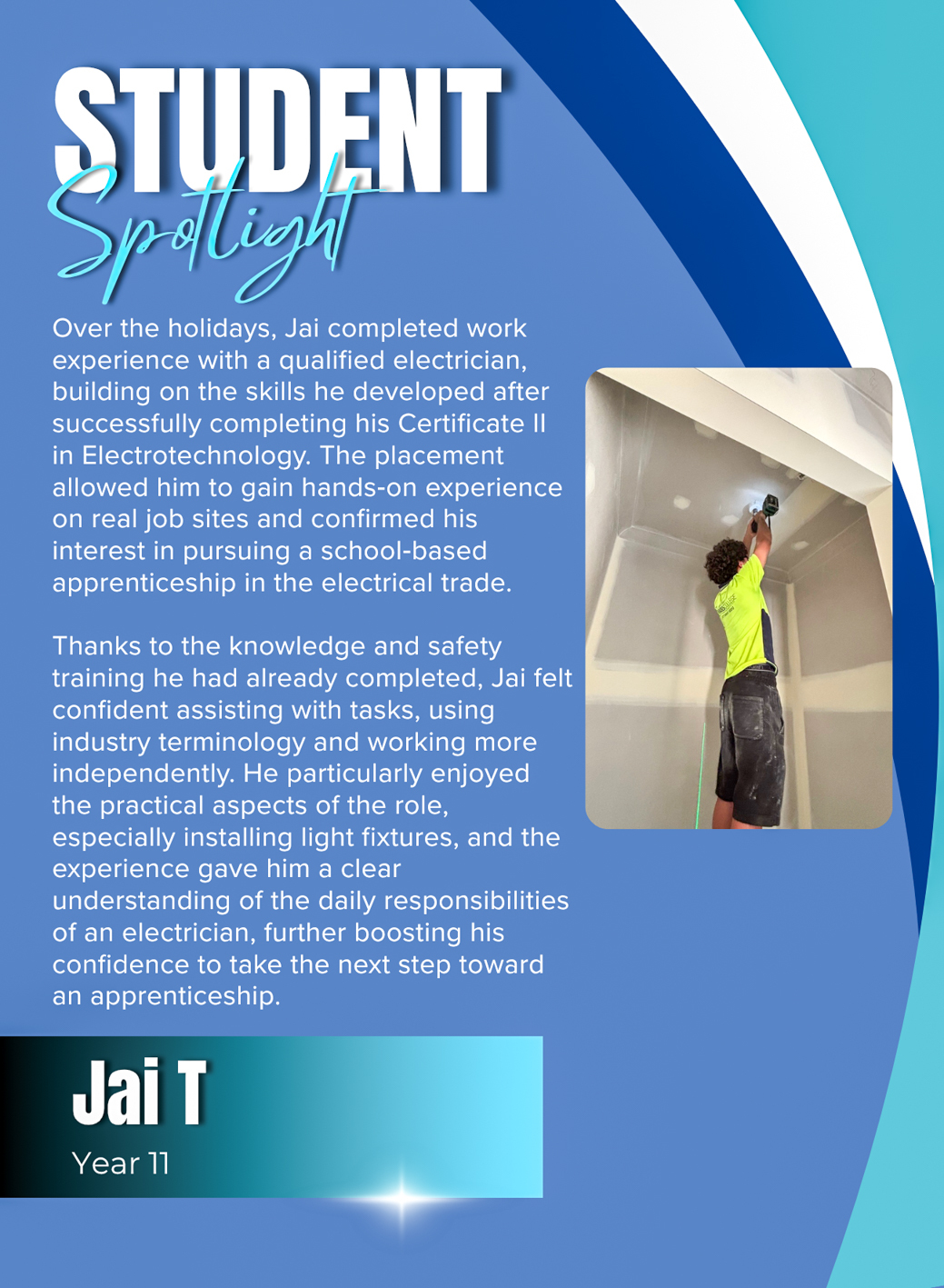 Student Spotlight Jai T