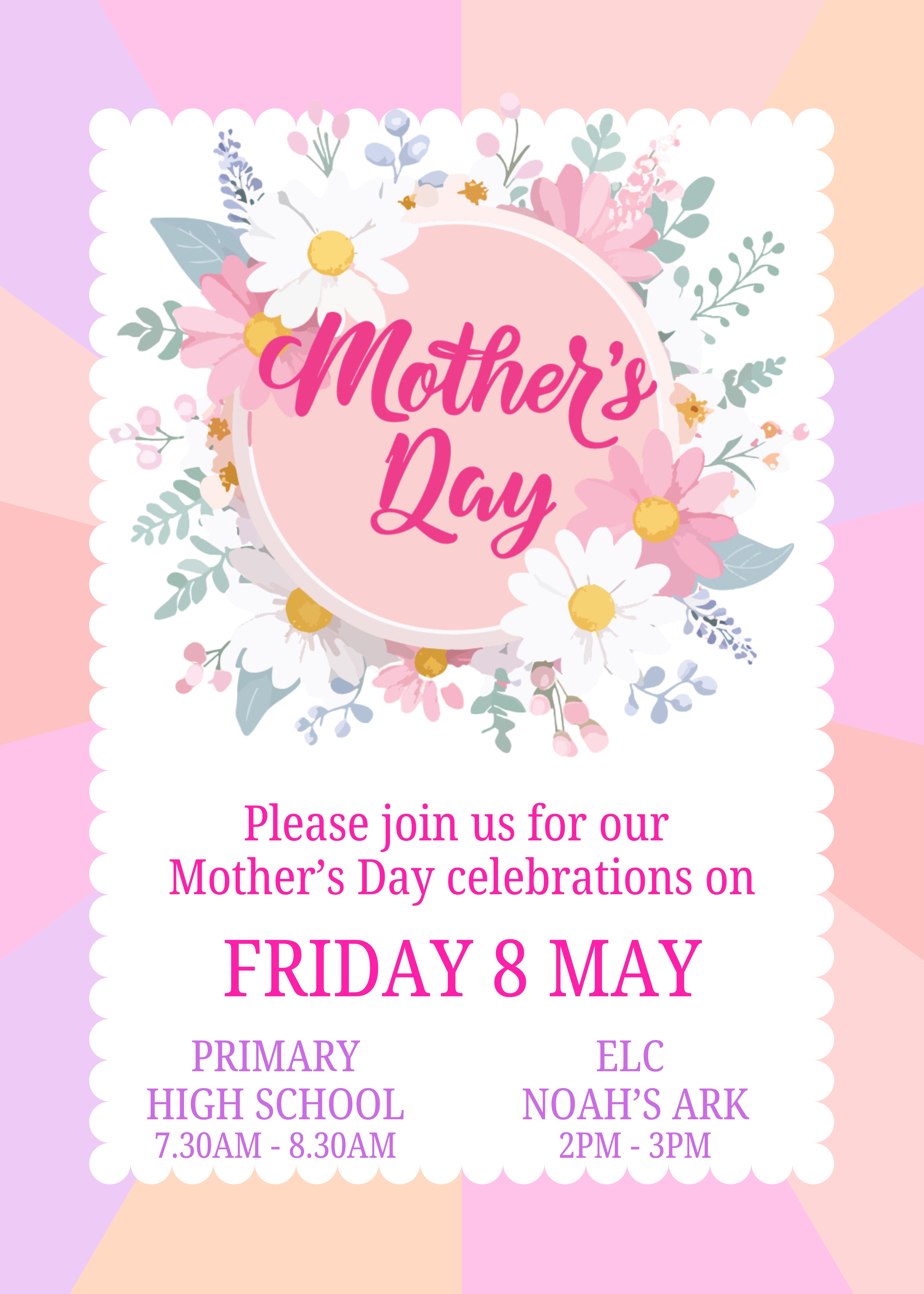 mothers day 2026 invitation