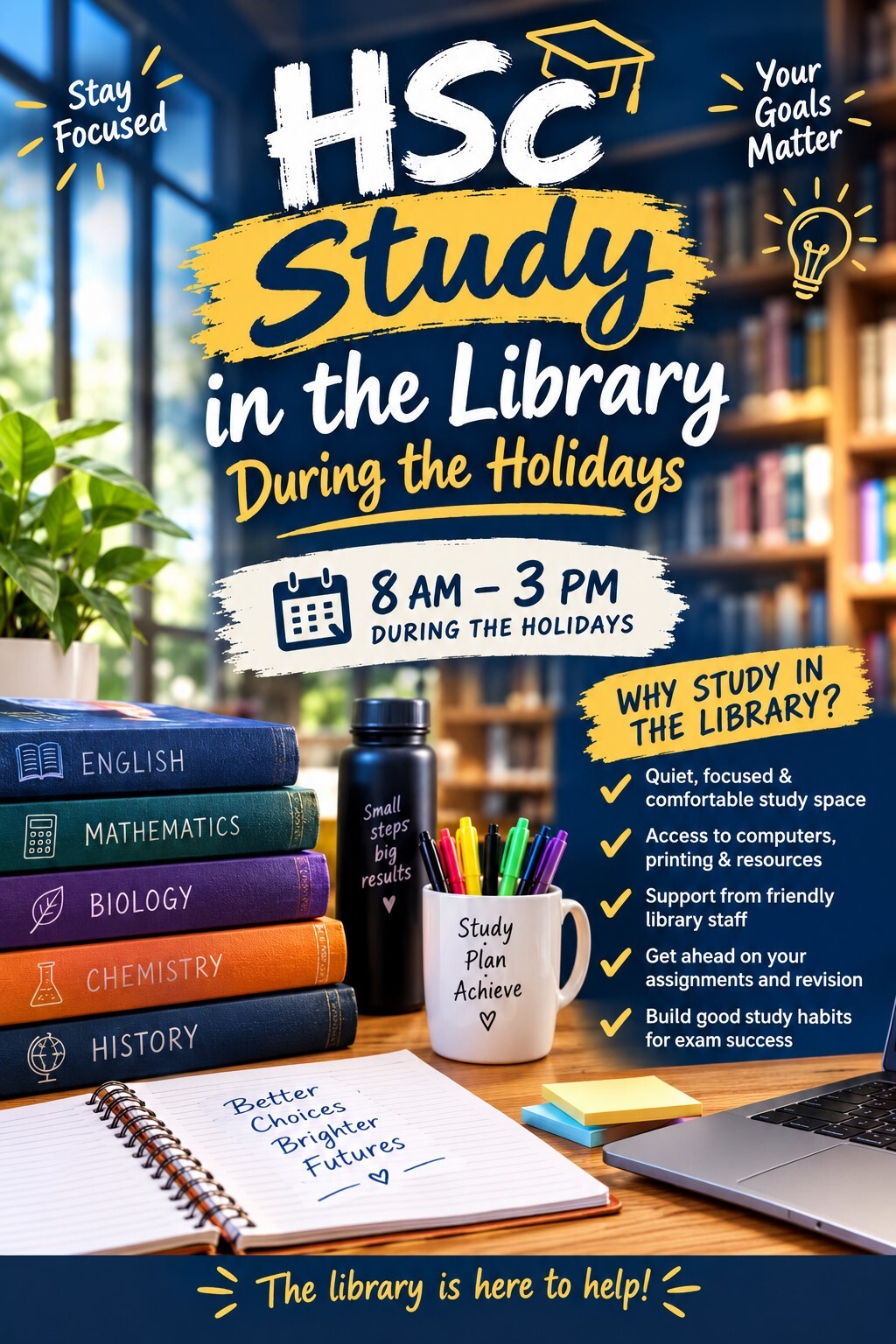 HSC Study in the Library