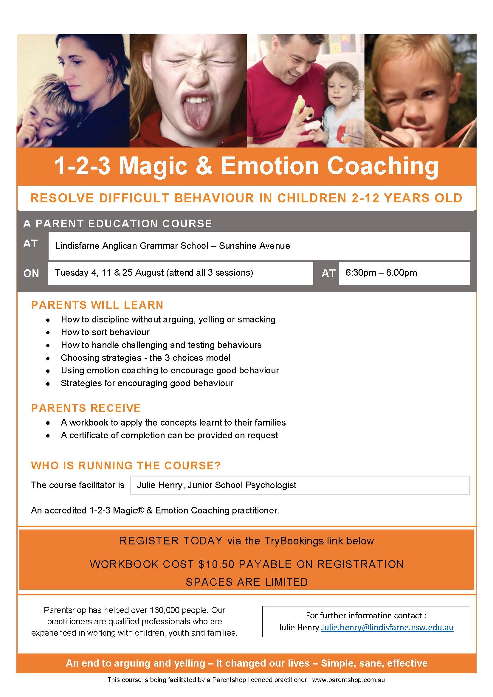 1-2-3 Magic and Emotion Coaching