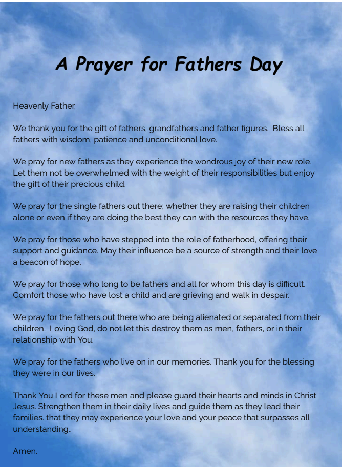 Fathers day prayer 26