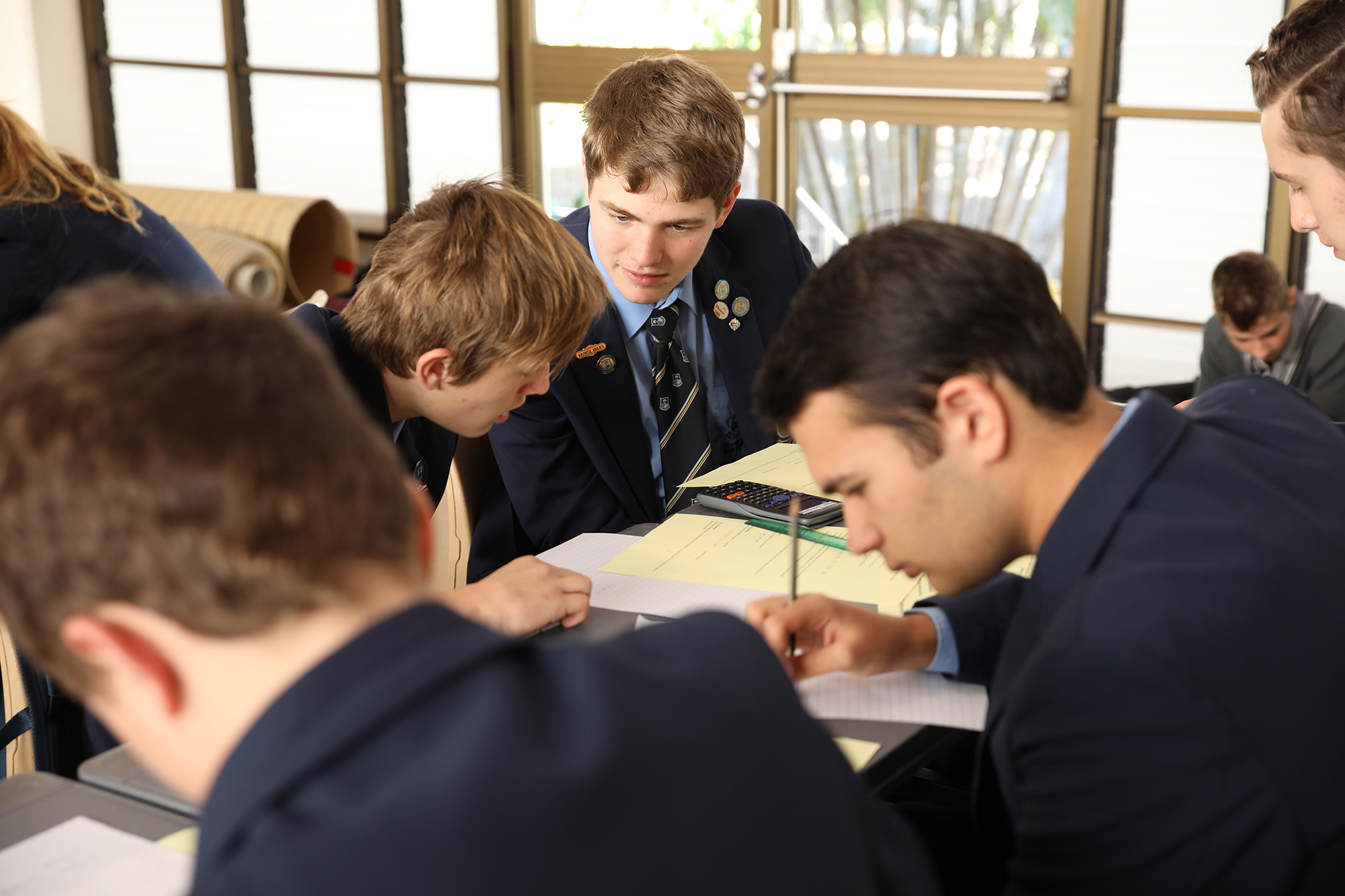 An all-boys learning environment