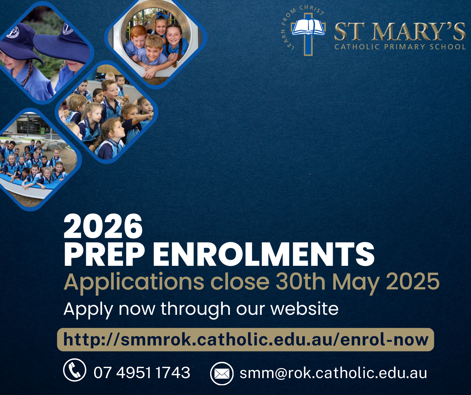 St Mary's 2026 Prep Enrolments