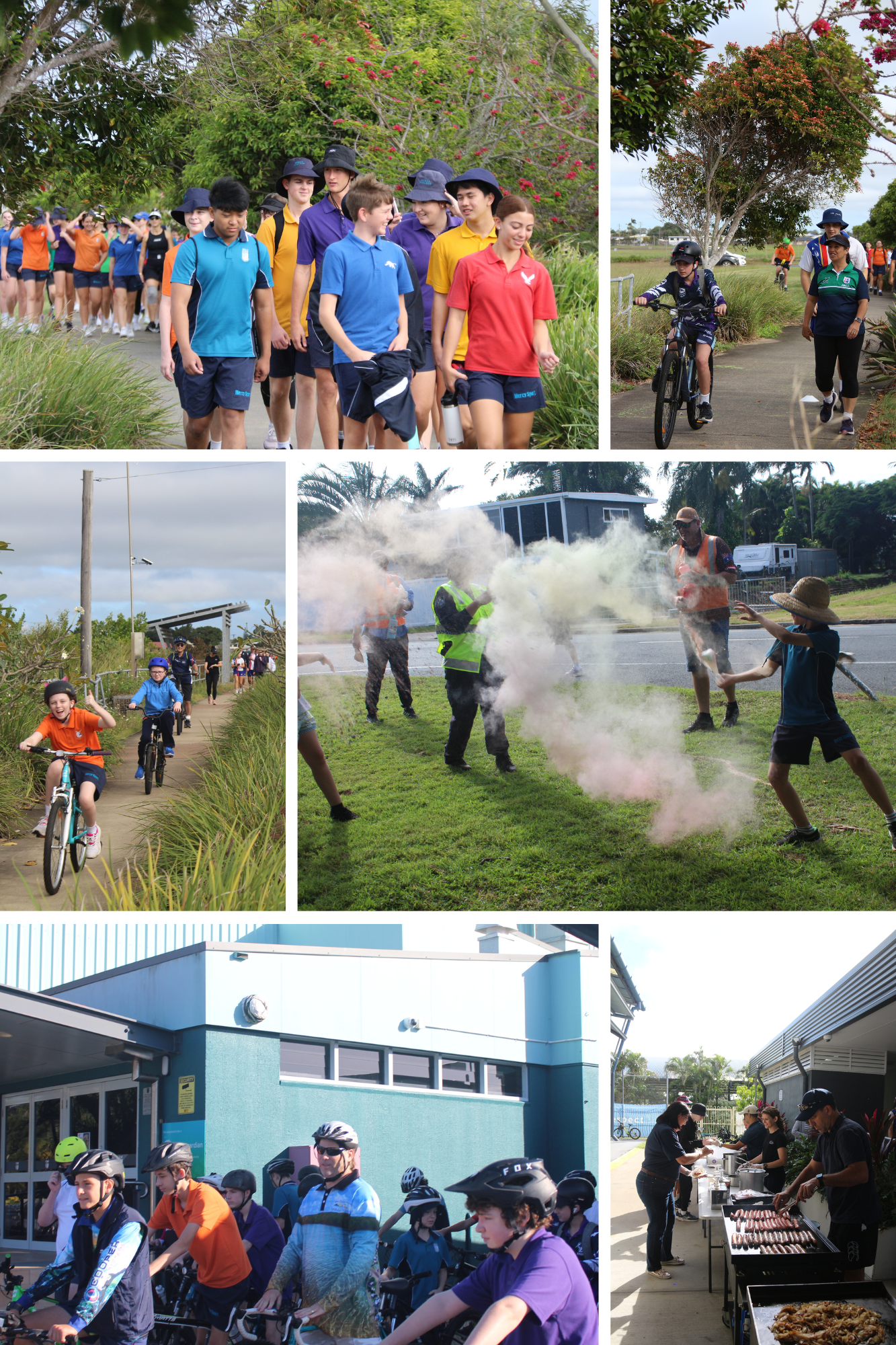 Bikeathon Collage