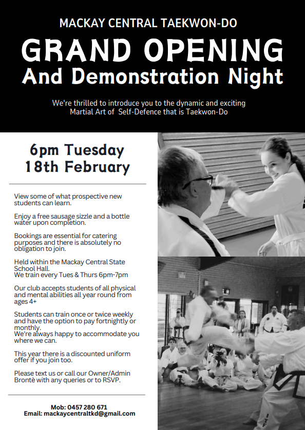 Demo Night Taekwon-do