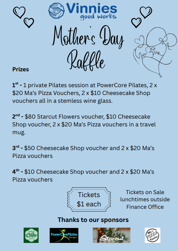 Mothers Day Raffle Updated