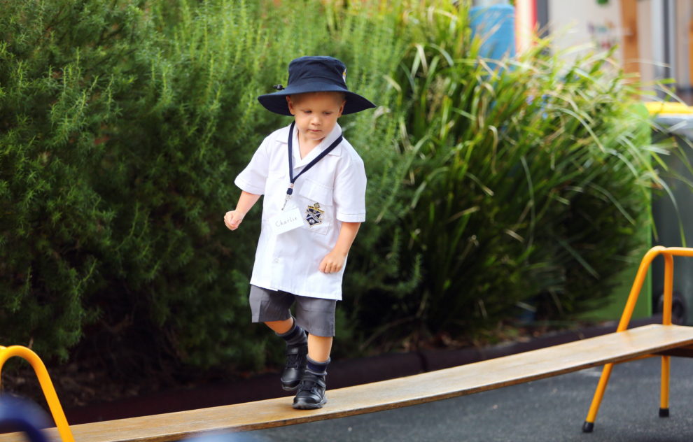 Playing outside in our scenic surrounds.