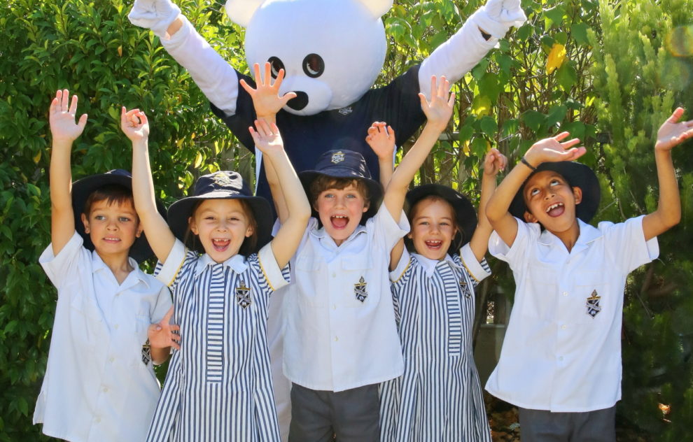 A visit from Mentone Bear.