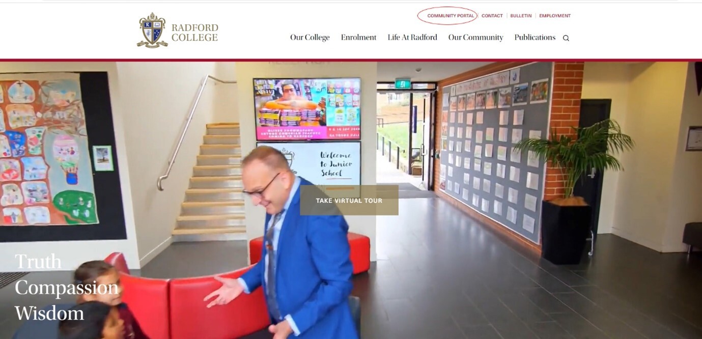 New website screenshot
