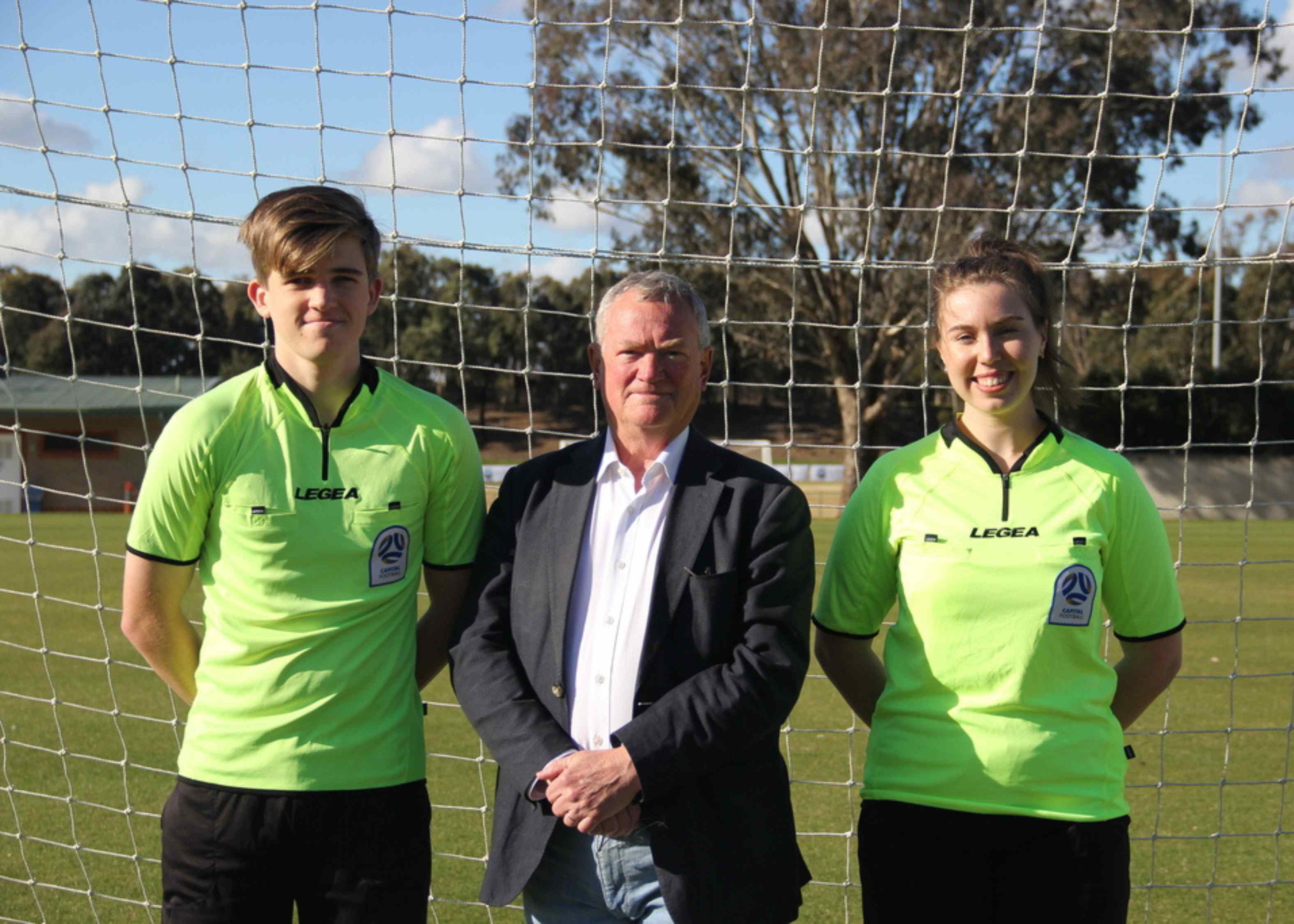 Former student Aisha Strutt started her refereeing career at Radford.