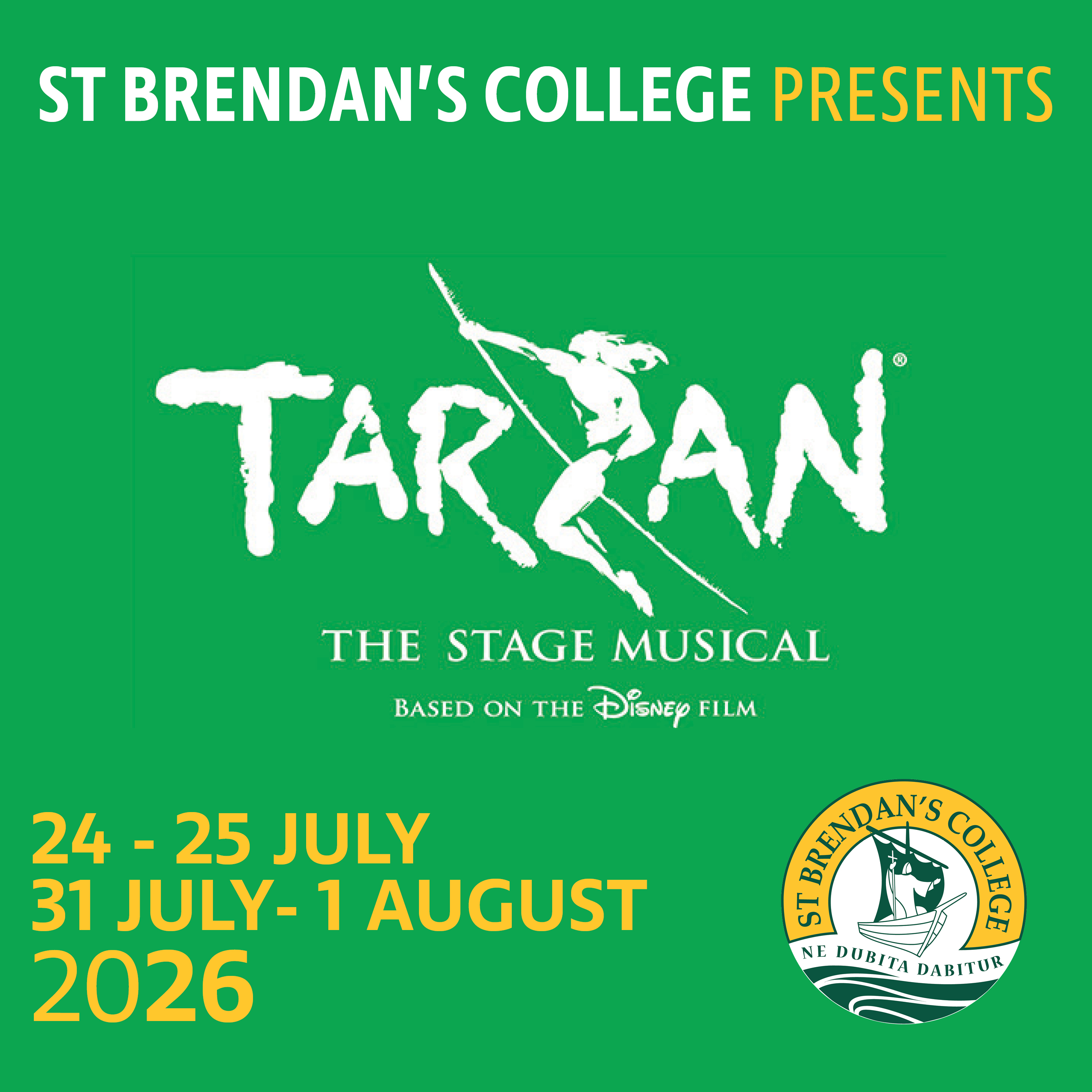 Save the Date - TARZAN the Musical