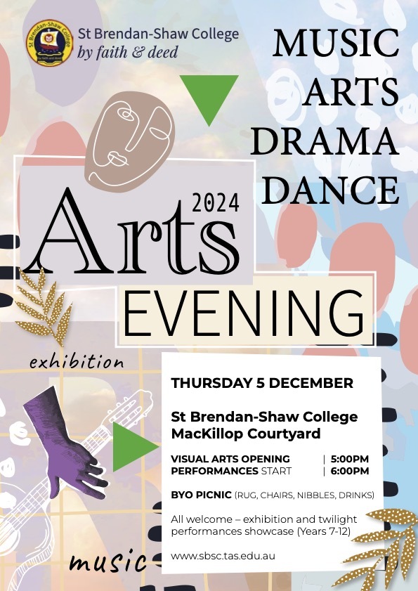 2024 Arts Evening Poster