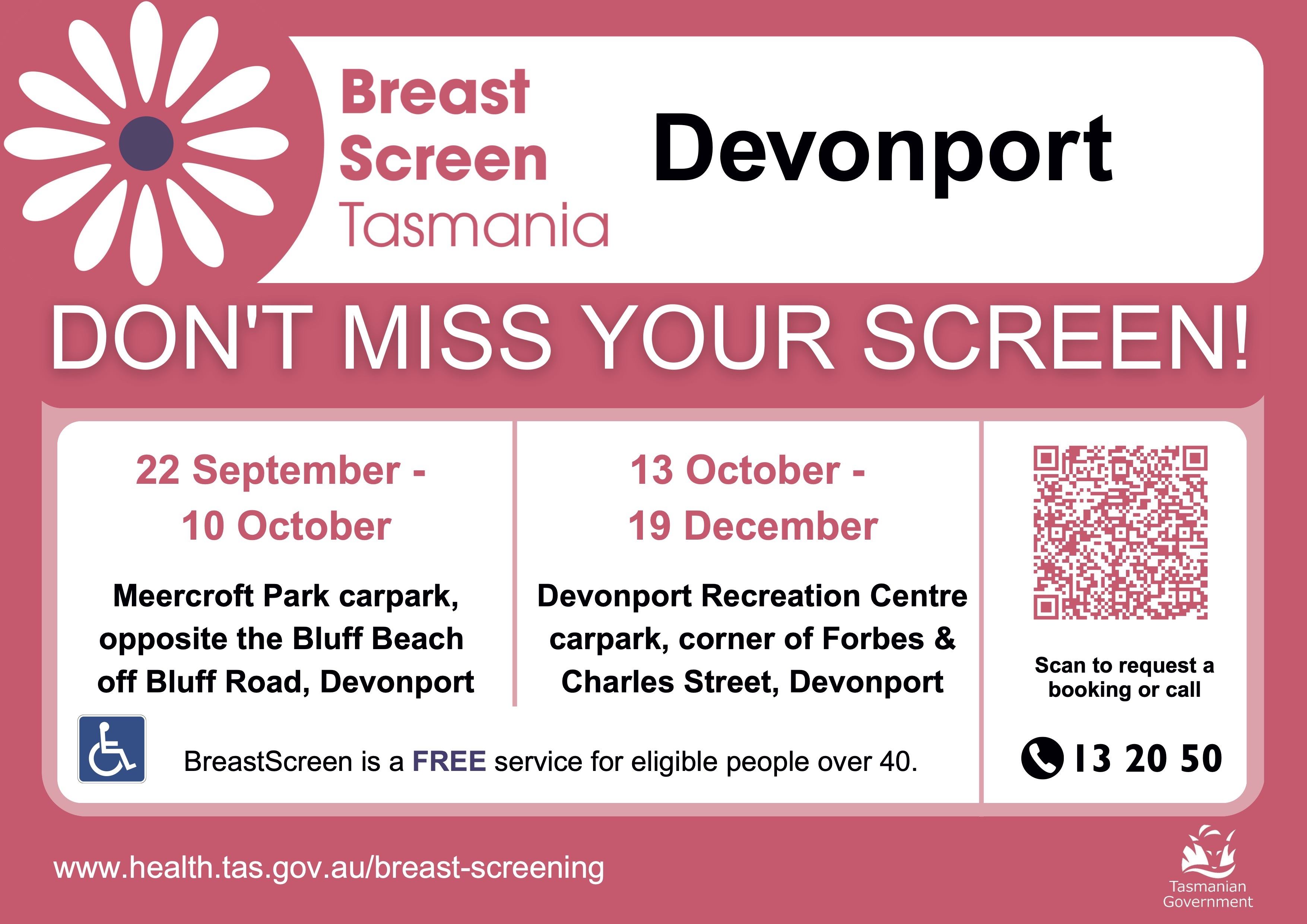 Devonport MSU - Sept to Dec