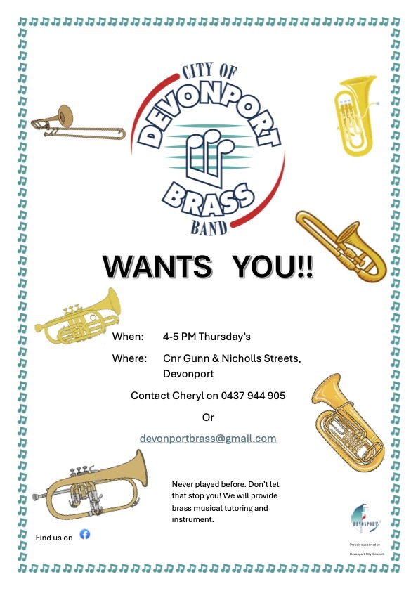 City of Devonport Brass Band Development Band