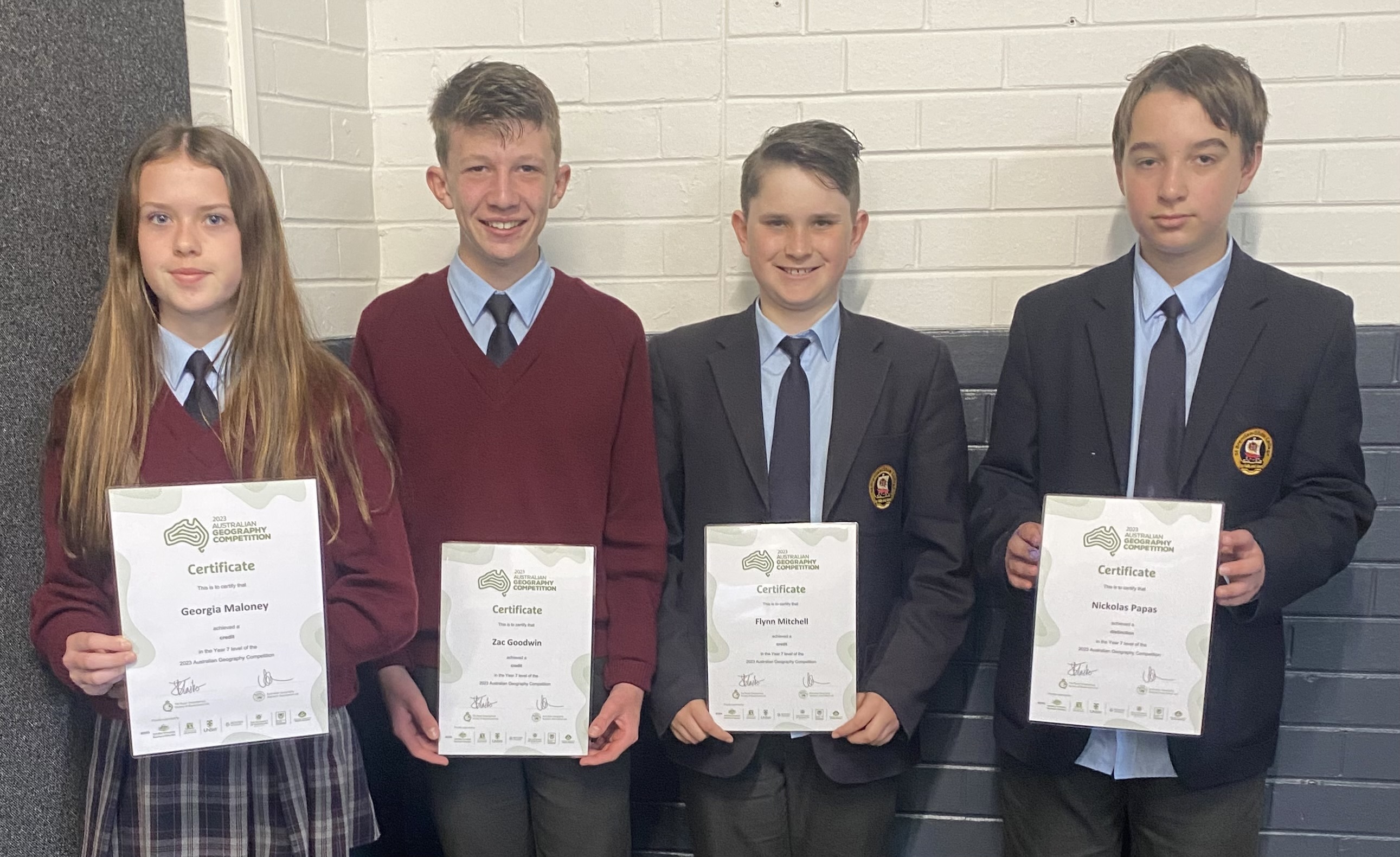 Australian Geography Competition Awards Australian Geography Competition Awards