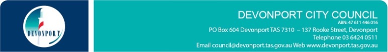 Devonport City Council Header