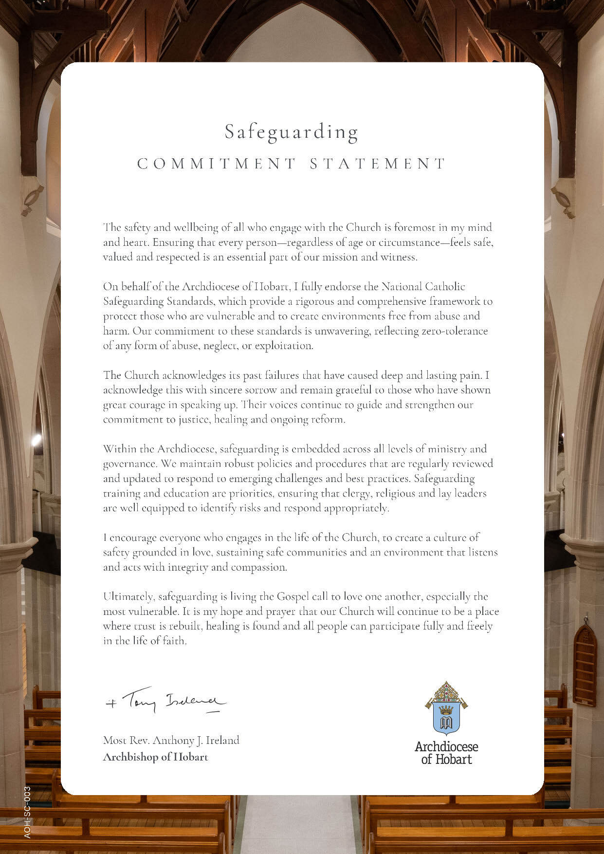 Safeguarding Commitment Statement