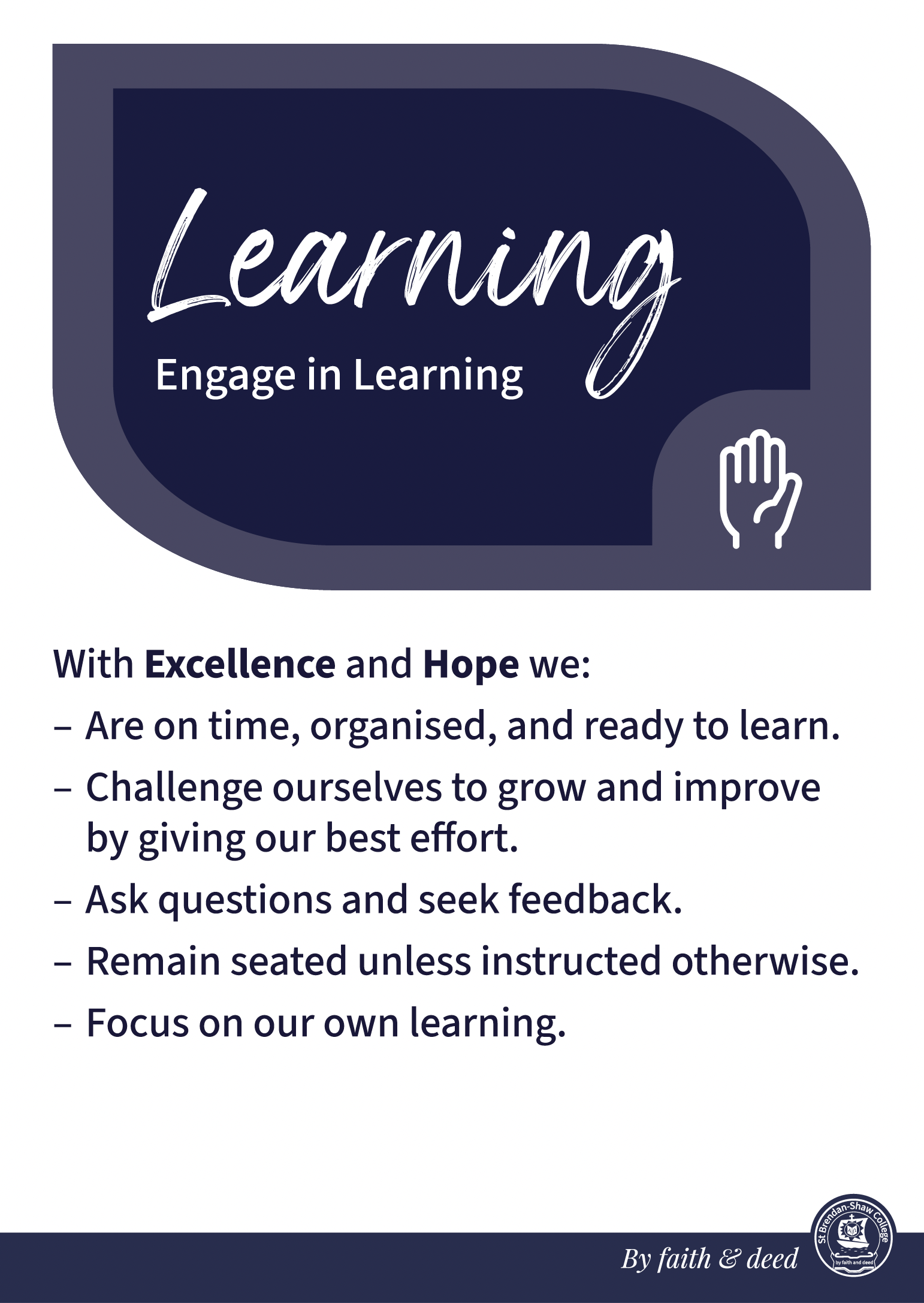 Learning Poster – PBS
