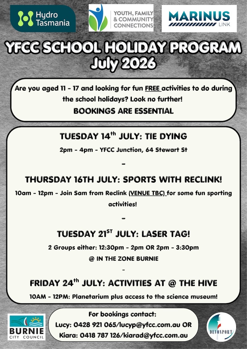 YFCC School Holiday Program