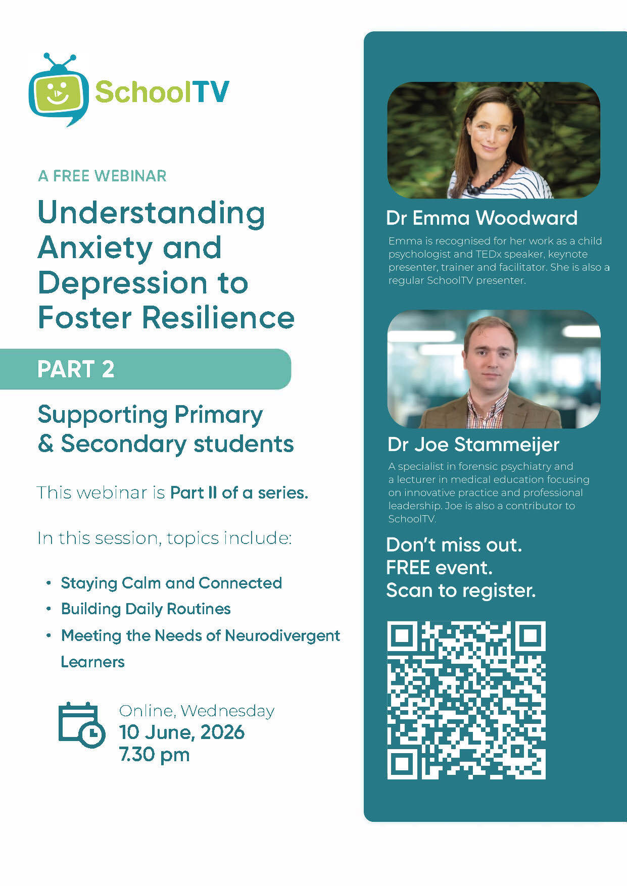 Understanding Anxiety and Depression to Foster Resilience