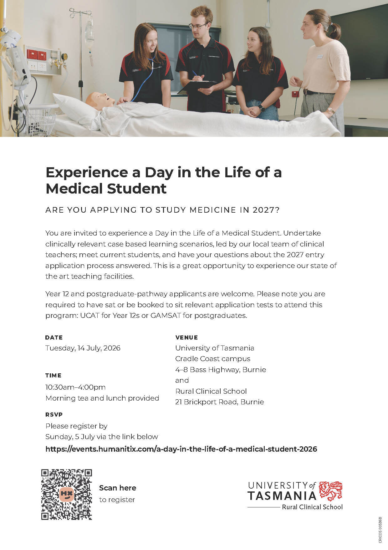 Experience a day in the life of a medical student