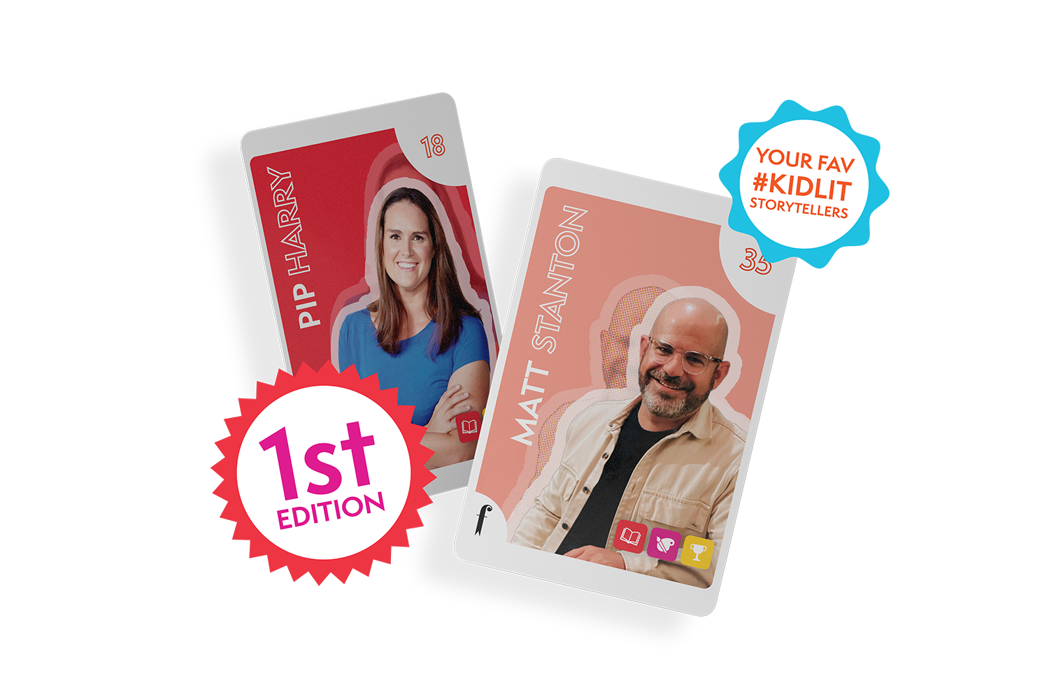 Pip and Matt Trading Cards