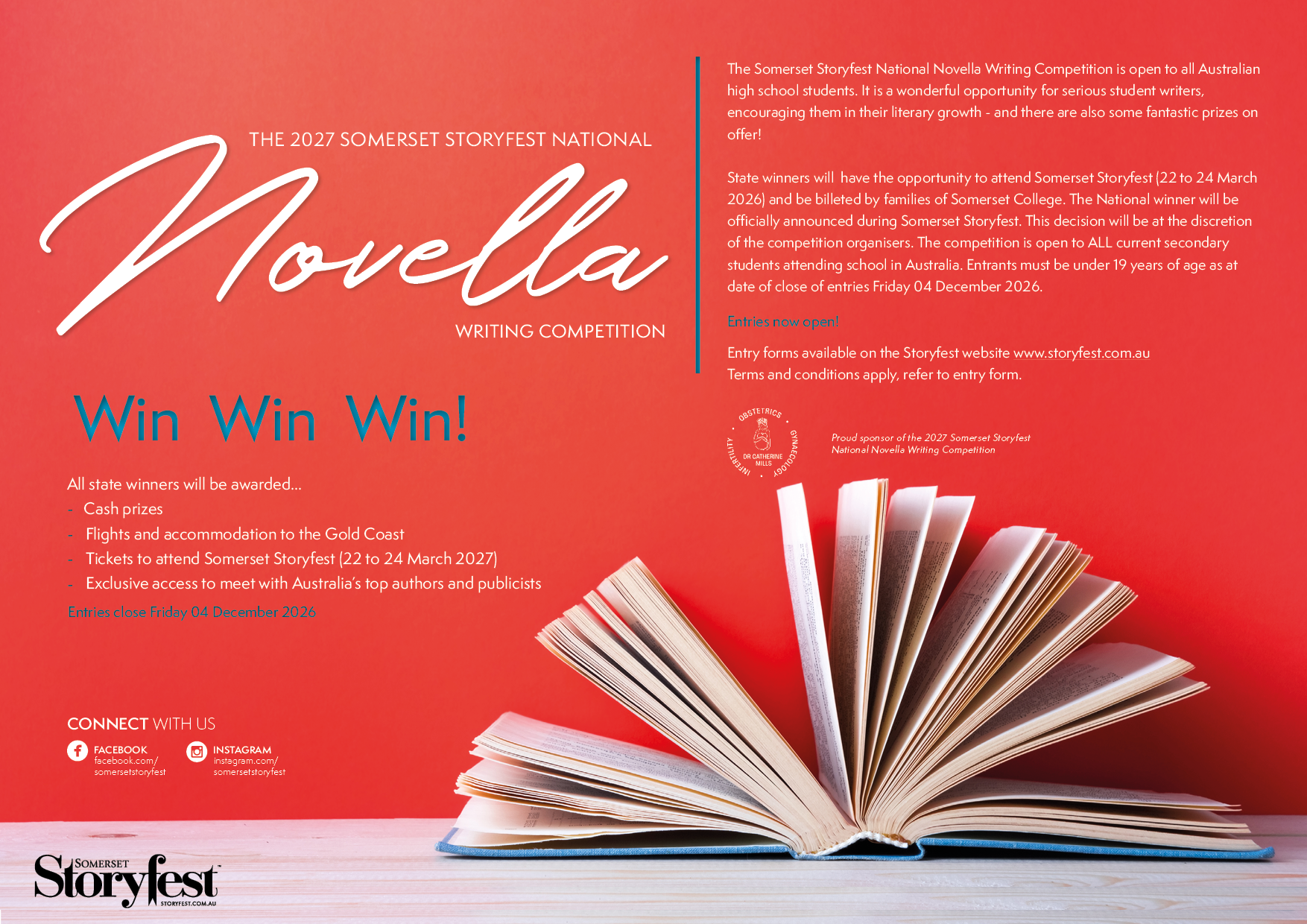 2027 Somerset Storyfest Novella Writing Competition