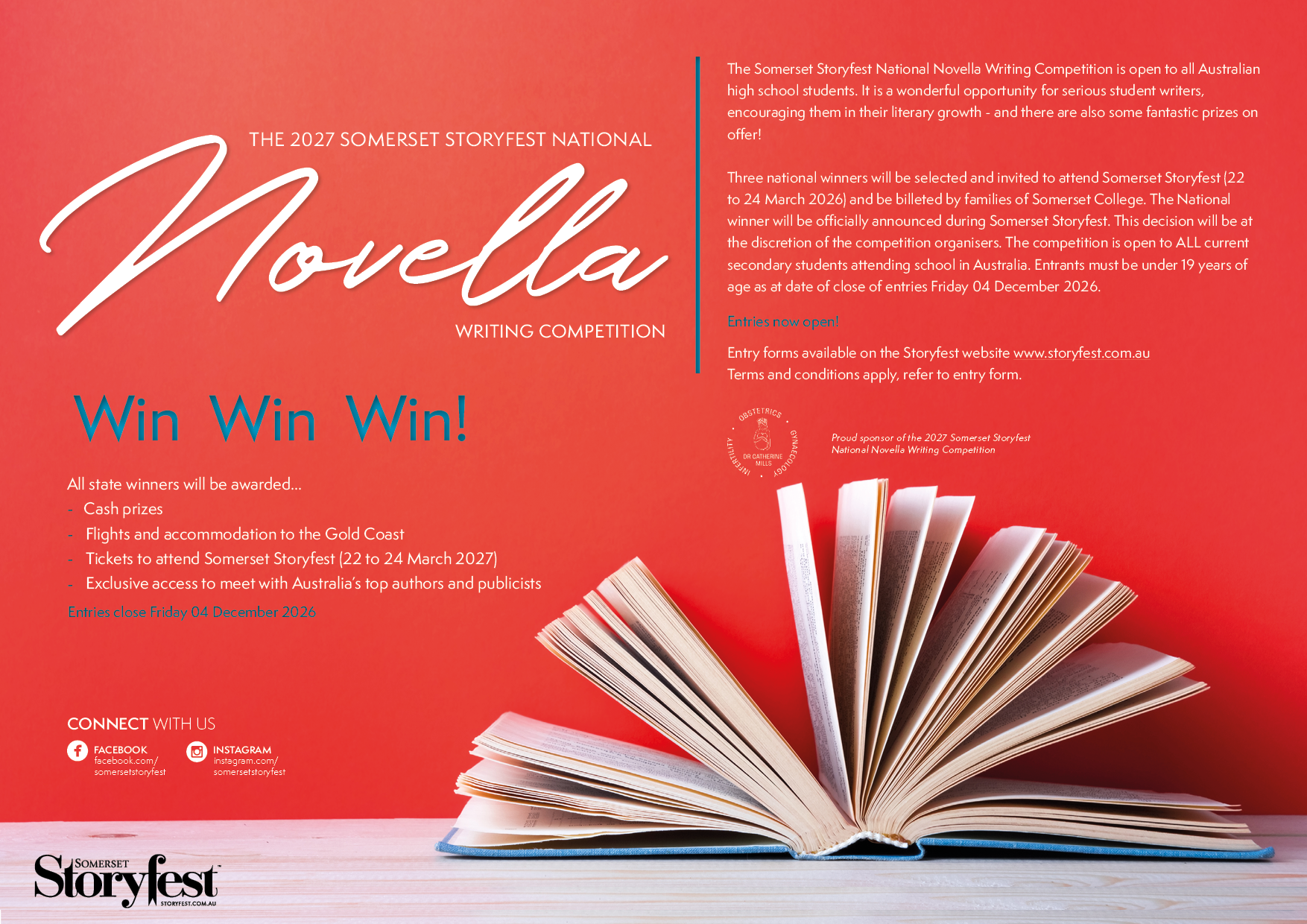 2027 Somerset Storyfest Novella Writing Competition