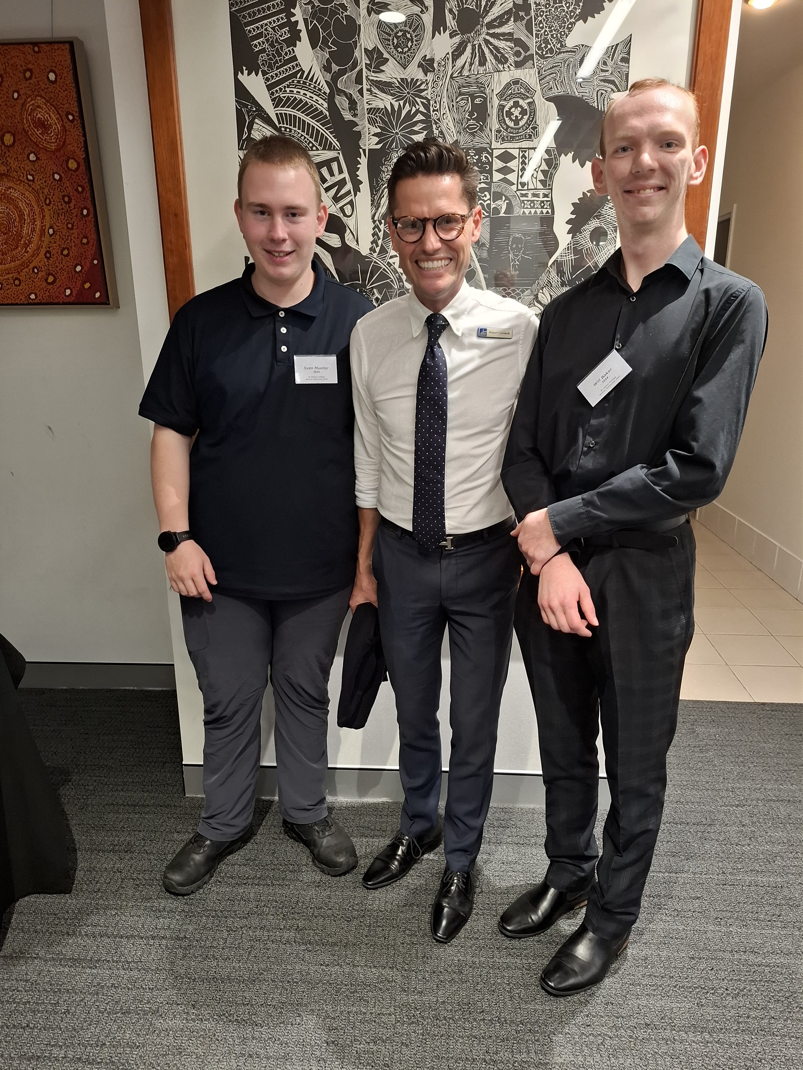 Alumnus John Curry and his family