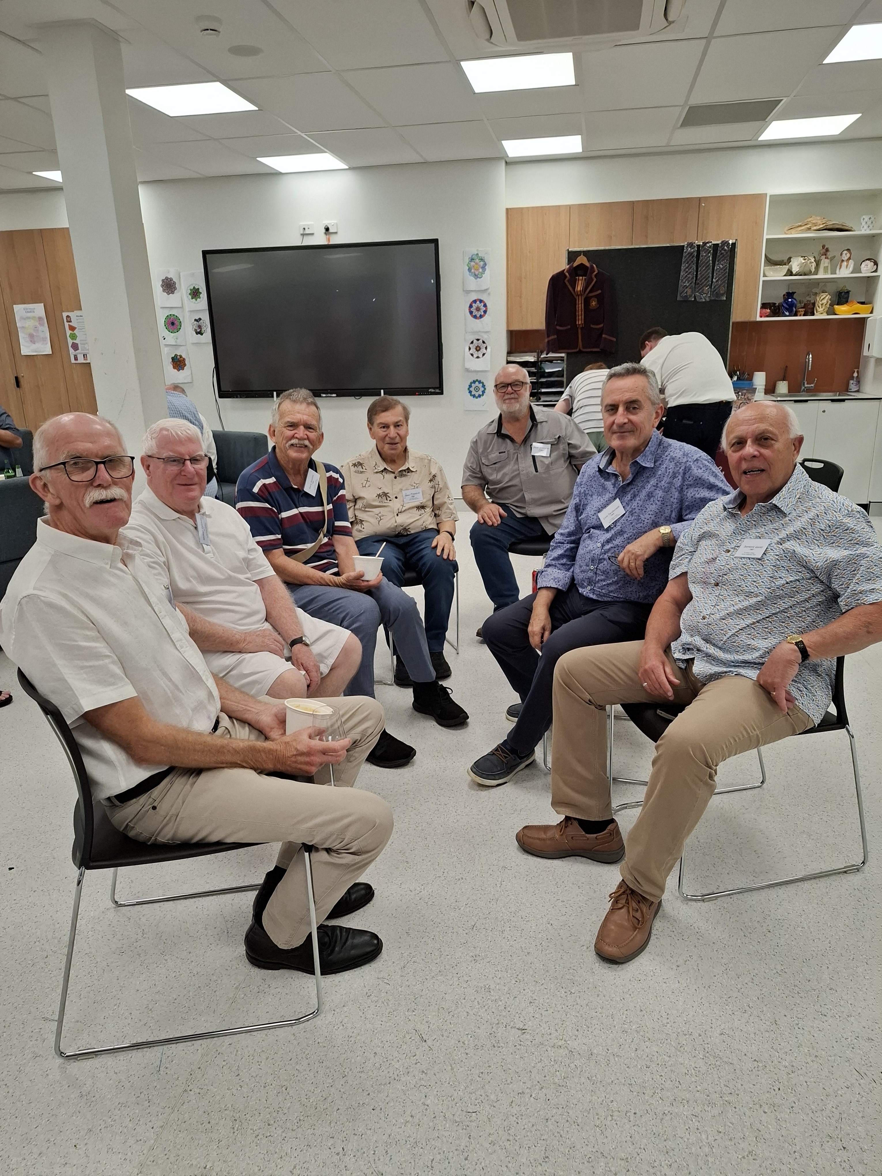 Student artwork on display at the Art Show