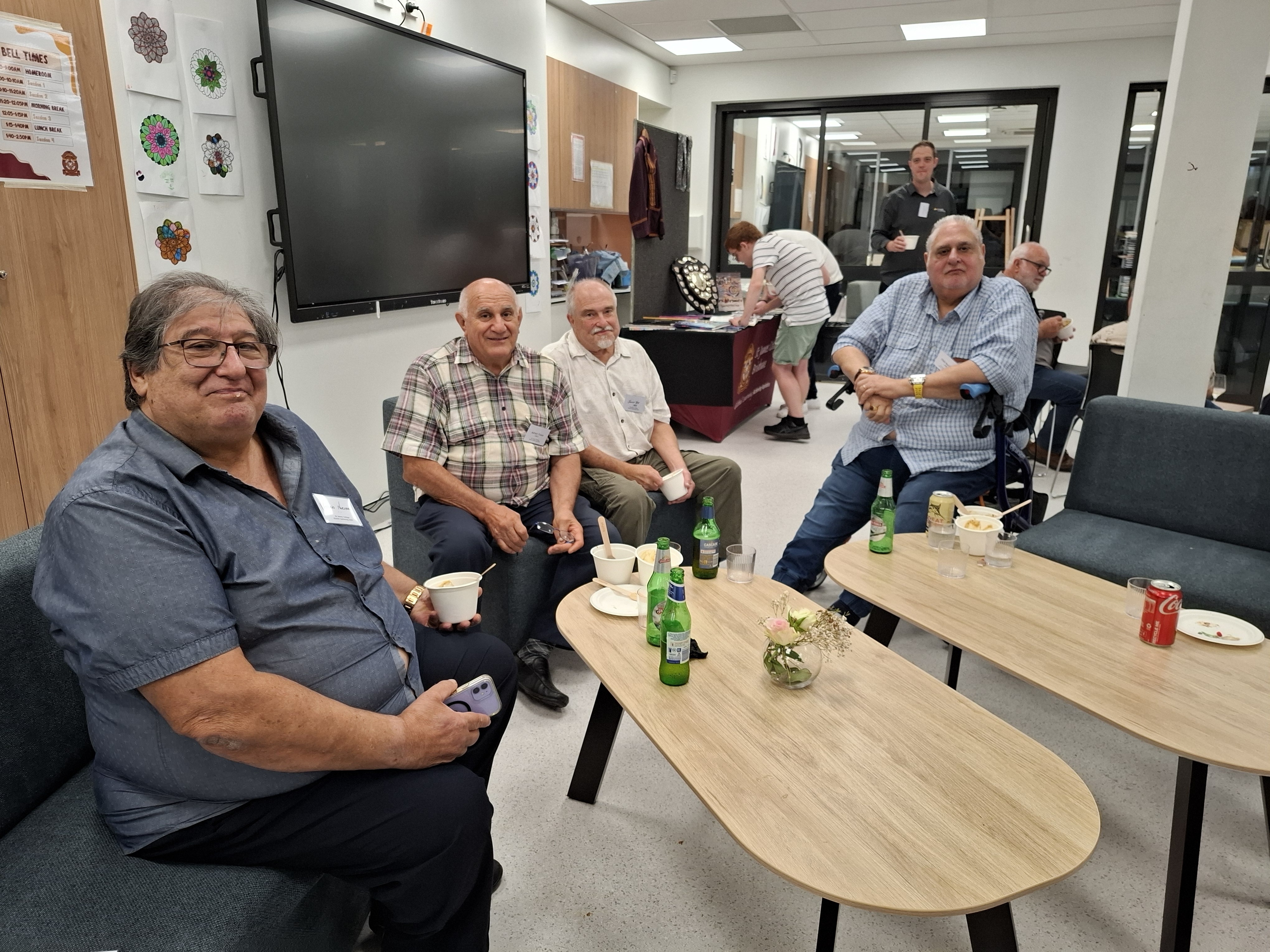 Four St James Principals together at the event