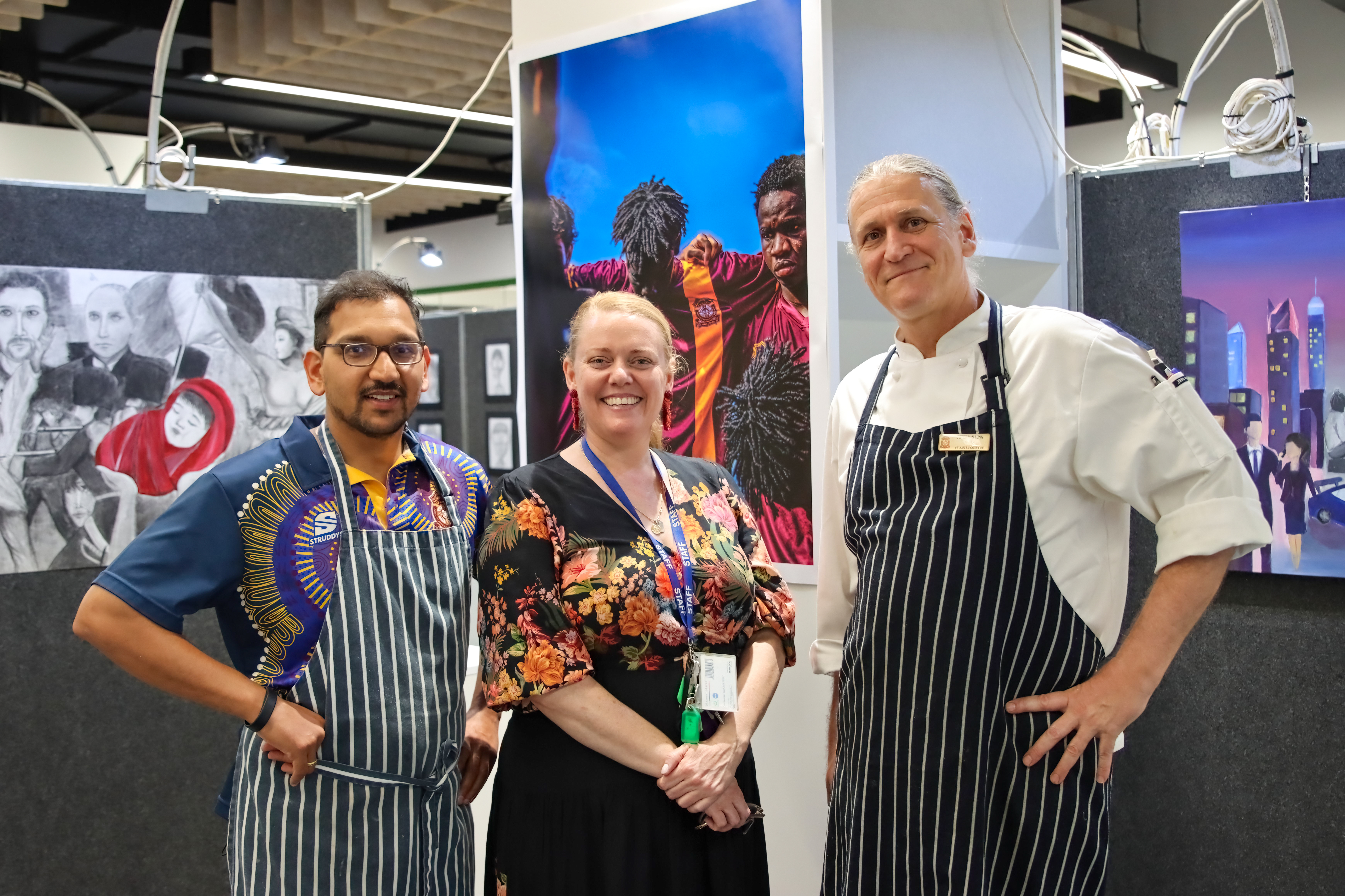 Student artwork on display