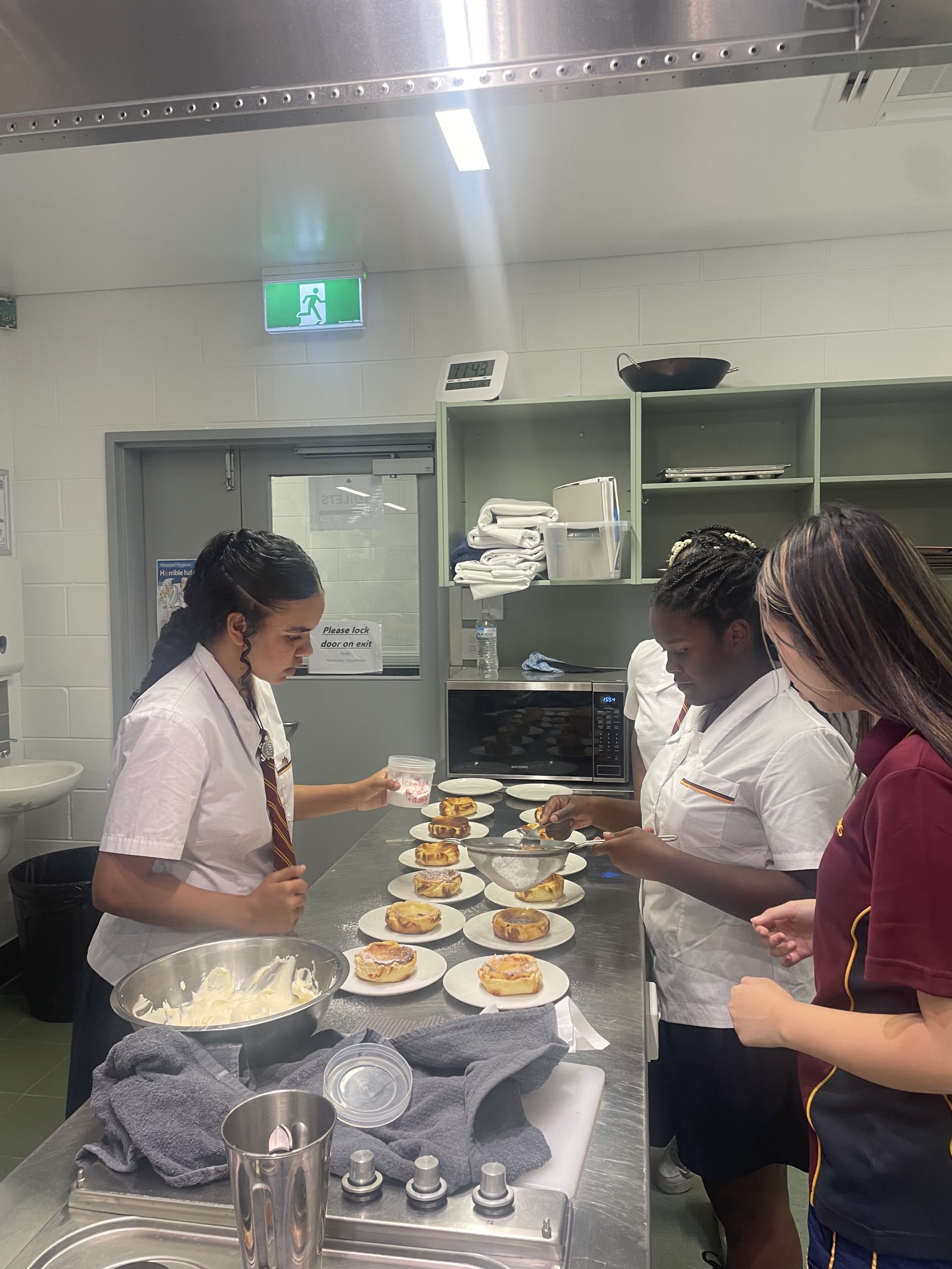 Students writing personal letters of thanks for their teachers
